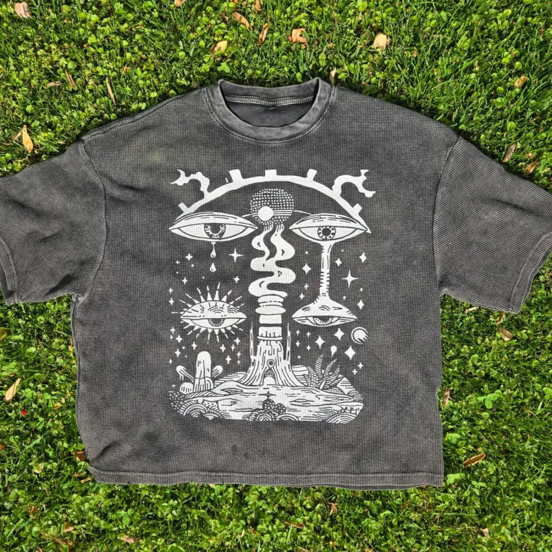 Paradoxical Perspective - Waffle-Cut Boxy Heavyweight (LIMITED RELEASE) sold by Phantasmagorical