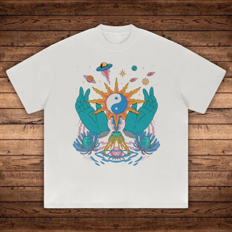 Yin / Yang - Absurdly Heavyweight Relaxed Fit T-shirt (425 GSM) sold by Phantasmagorical