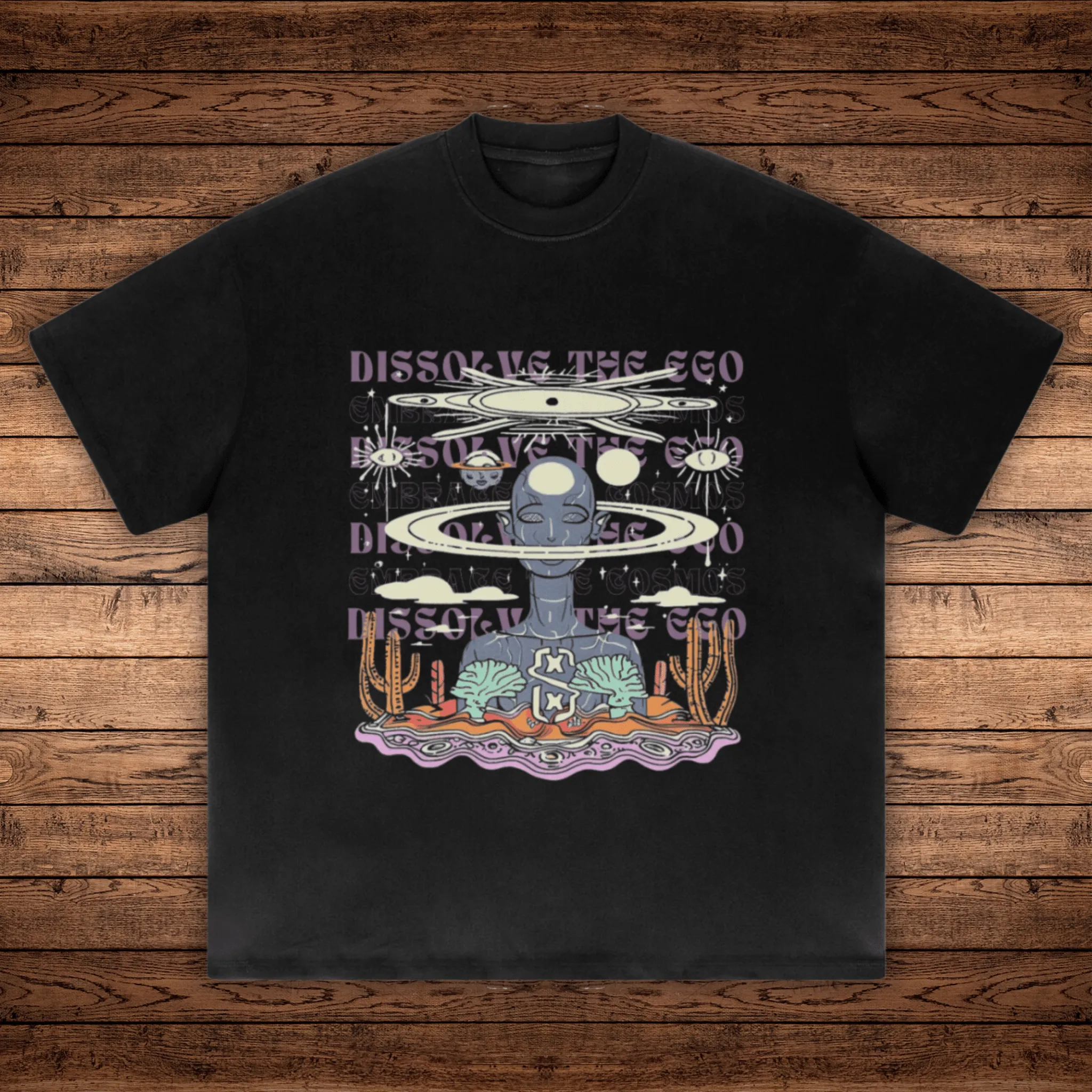 Dissolve The Ego - Absurdly Heavyweight Relaxed Fit T-shirt (425 GSM) sold by Phantasmagorical product image thumbnail 3
