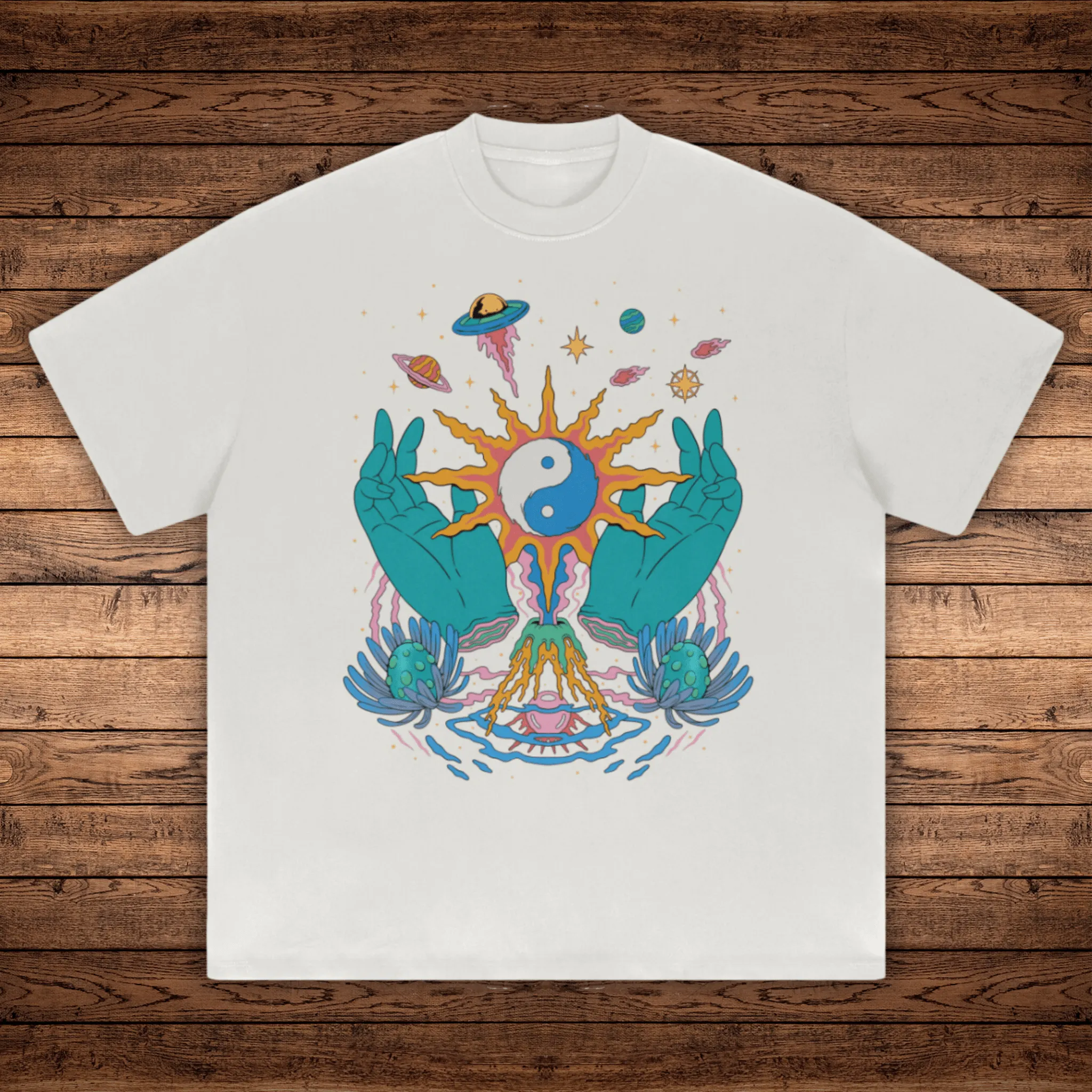 Yin / Yang - Absurdly Heavyweight Relaxed Fit T-shirt (425 GSM) sold by Phantasmagorical