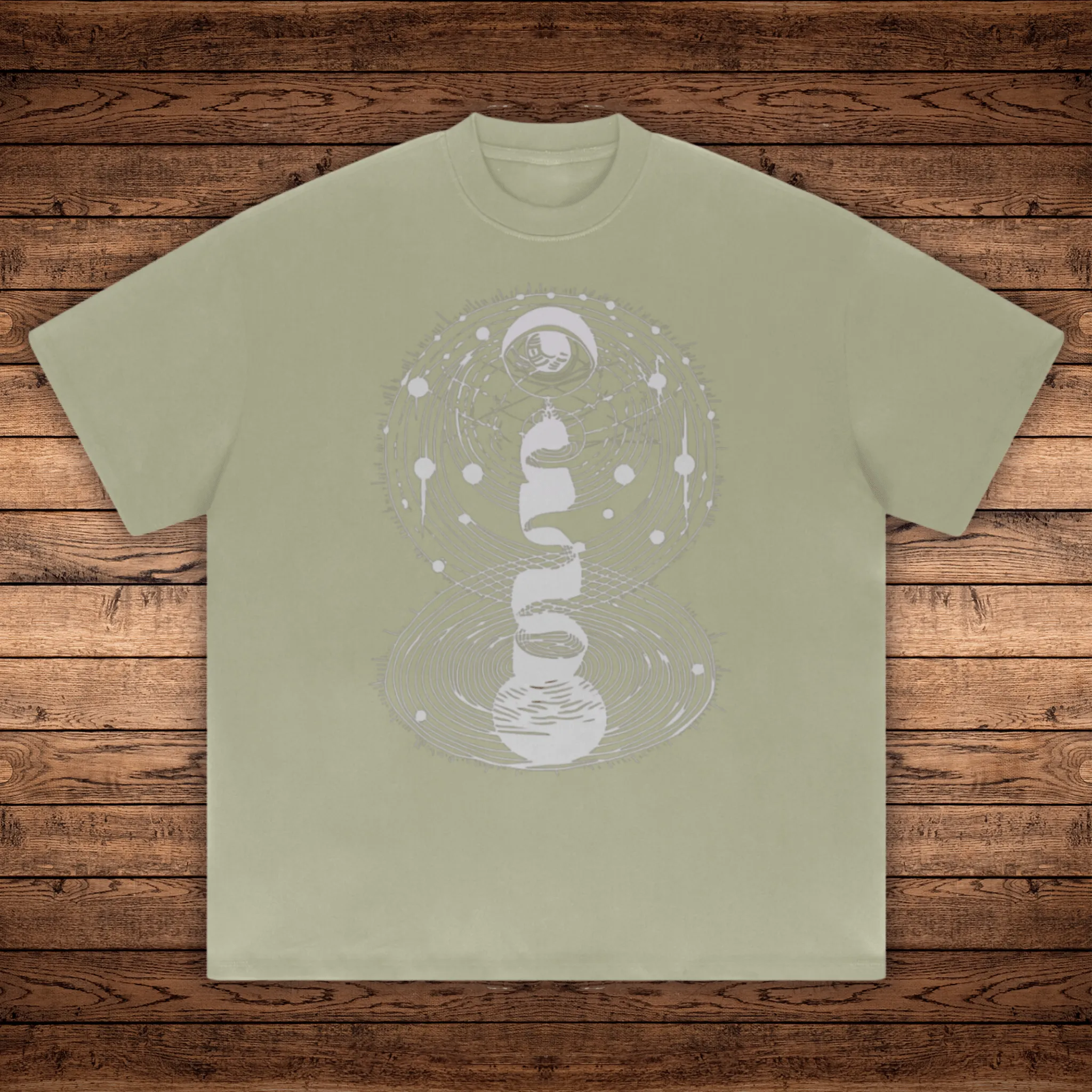 Cosmic Connection - Absurdly Heavyweight Relaxed Fit T-shirt sold by Phantasmagorical product image thumbnail 3