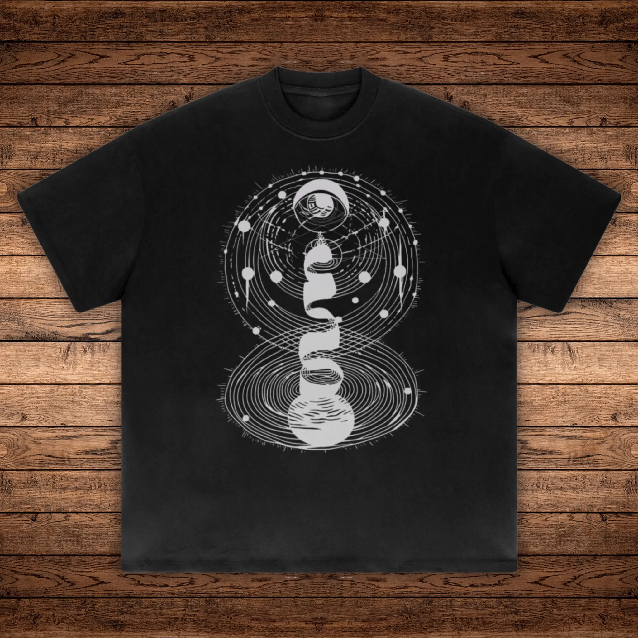 Cosmic Connection - Absurdly Heavyweight Relaxed Fit T-shirt sold by Phantasmagorical product image thumbnail 2