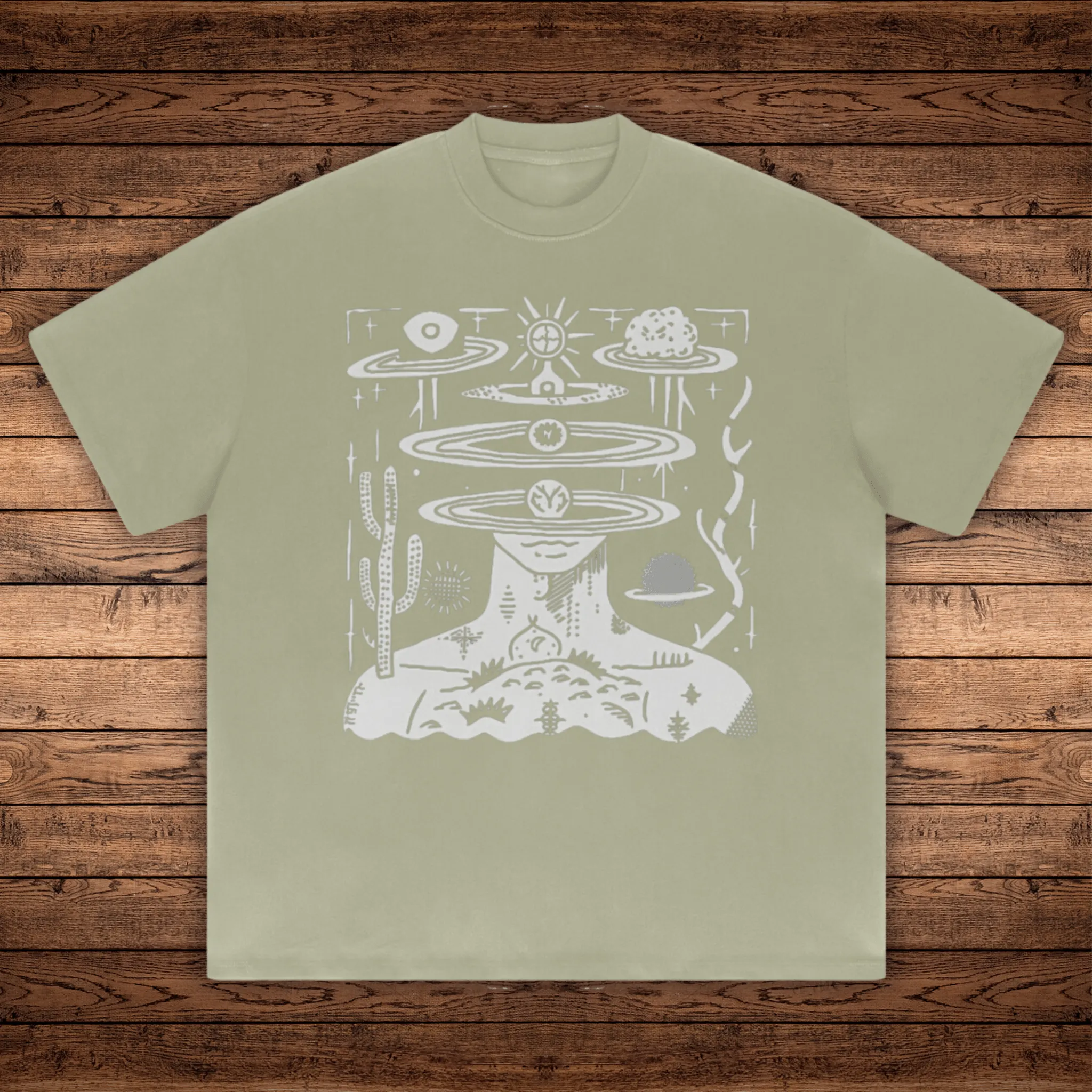 Spaced Out - Absurdly Heavyweight Relaxed Fit T-shirt sold by Phantasmagorical