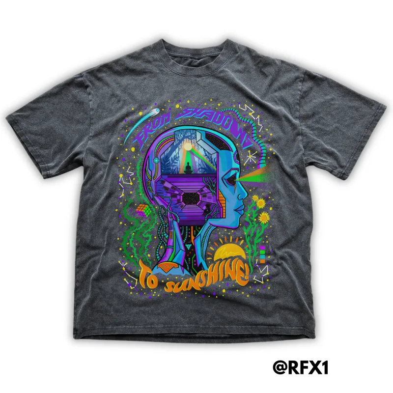 Shadows to Sunshine - Fluffy Vintage Heavyweight T-Shirt sold by Phantasmagorical