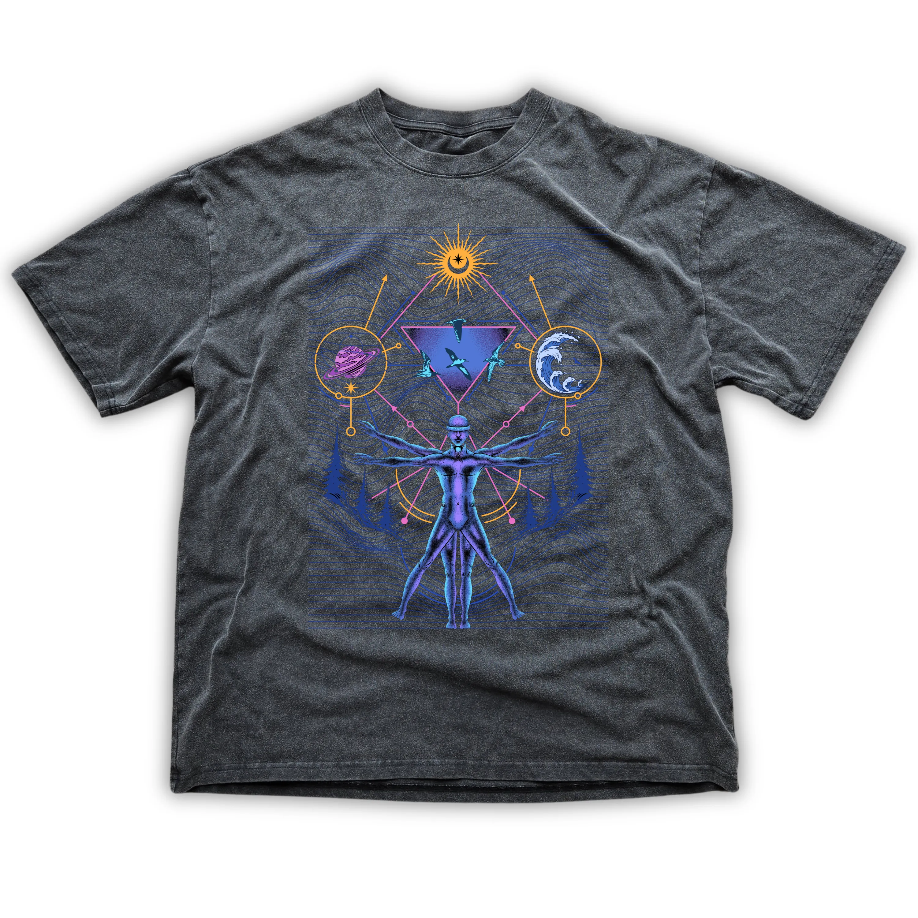 Interconnected - Fluffy Vintage Heavyweight T-Shirt sold by Phantasmagorical product image thumbnail 4