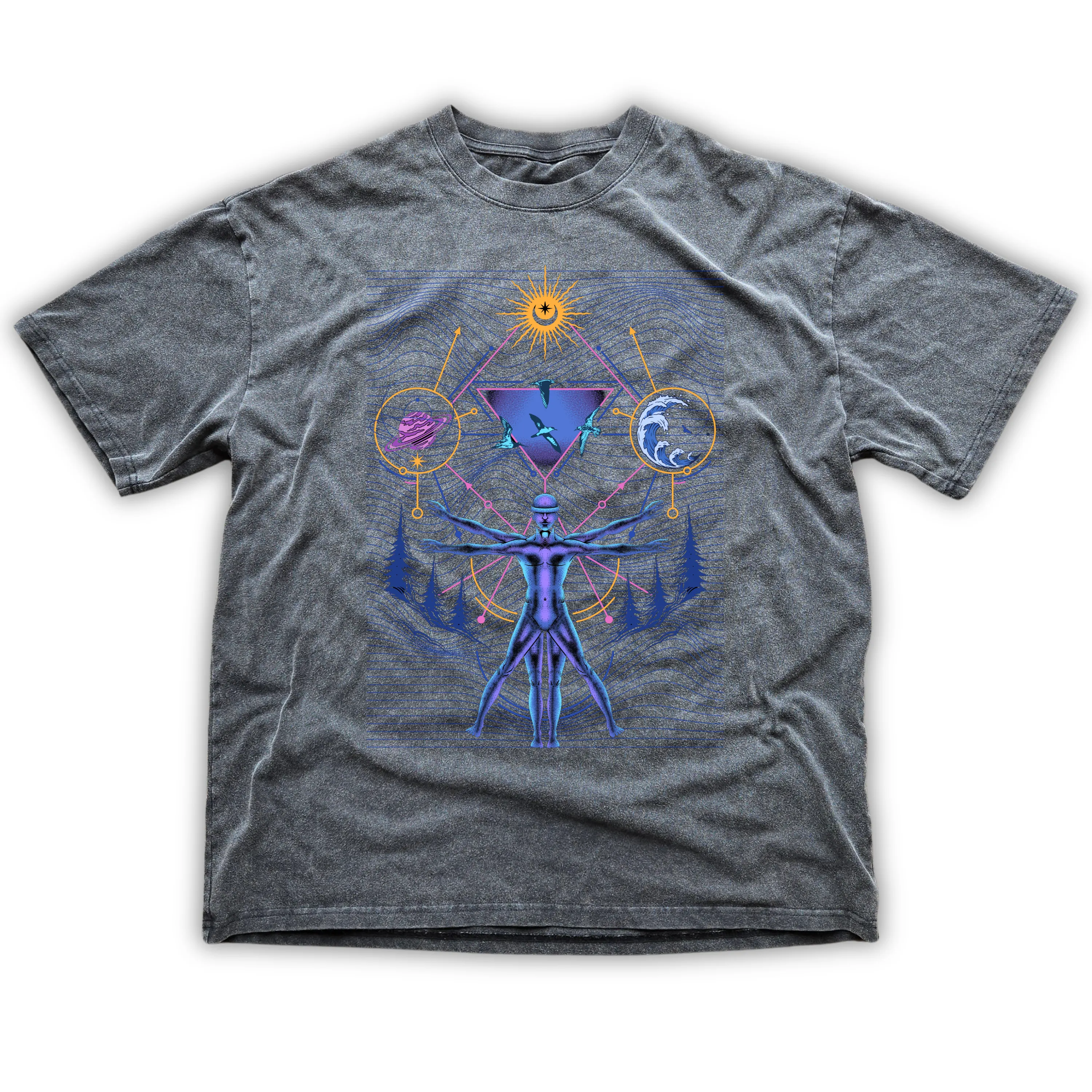 Interconnected - Fluffy Vintage Heavyweight T-Shirt sold by Phantasmagorical product image thumbnail 5