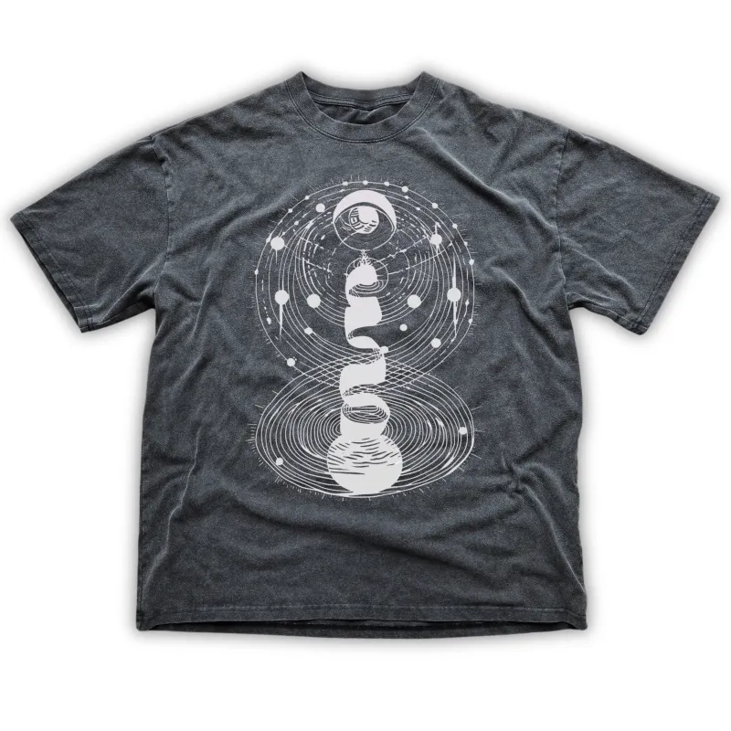 Cosmic Connection - Fluffy Vintage Heavyweight T-Shirt sold by Phantasmagorical