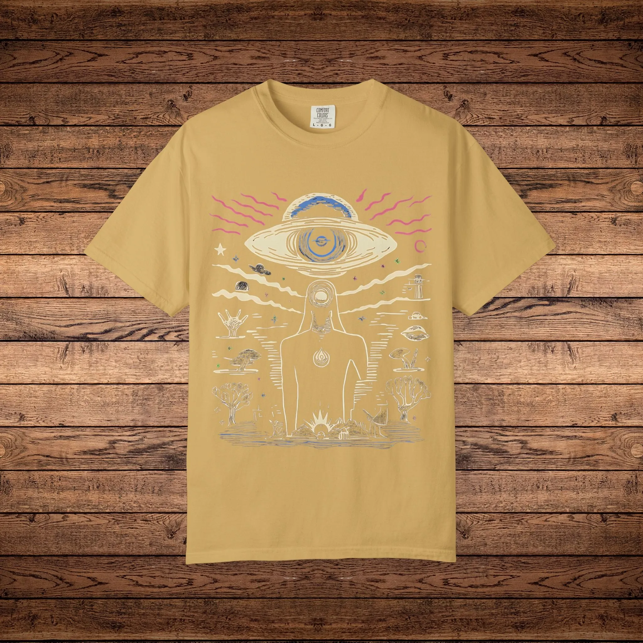Extraterrestrial - Unisex Garment-Dyed T-shirt sold by Phantasmagorical product image thumbnail 3