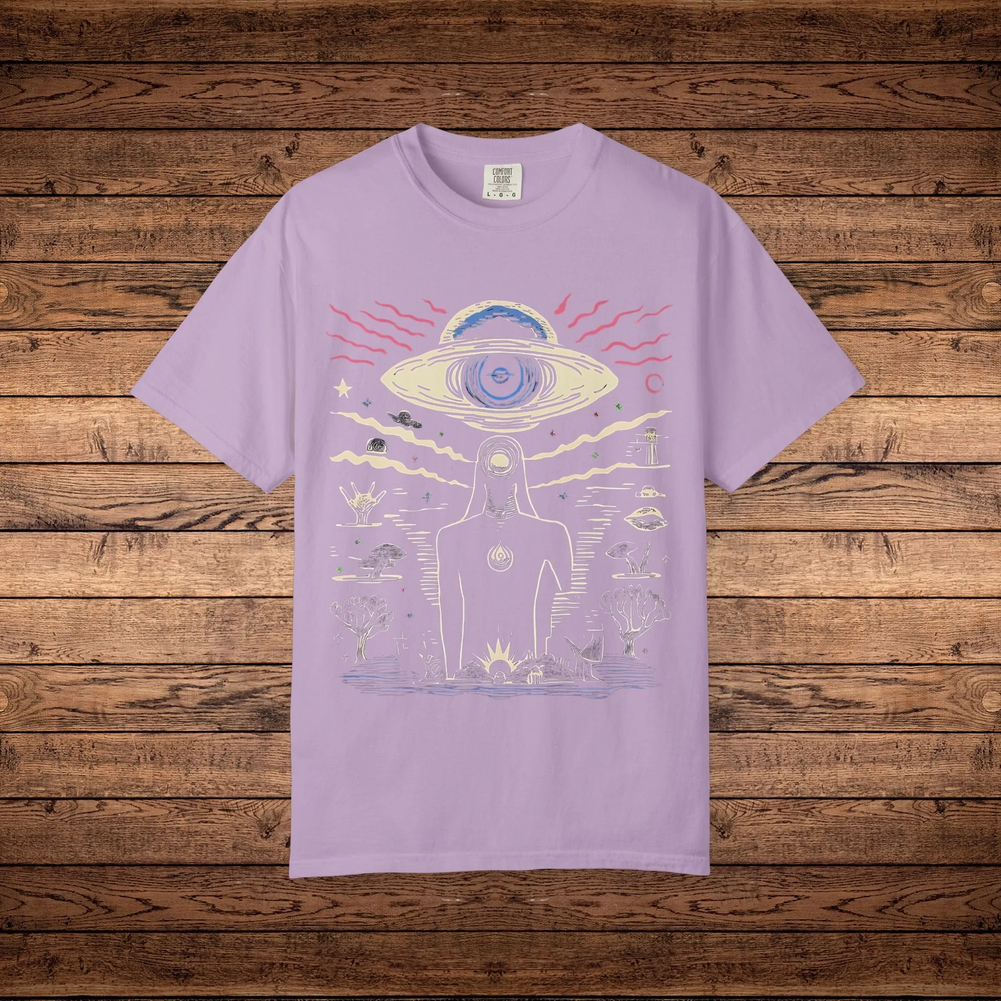Extraterrestrial - Unisex Garment-Dyed T-shirt sold by Phantasmagorical product image thumbnail 5
