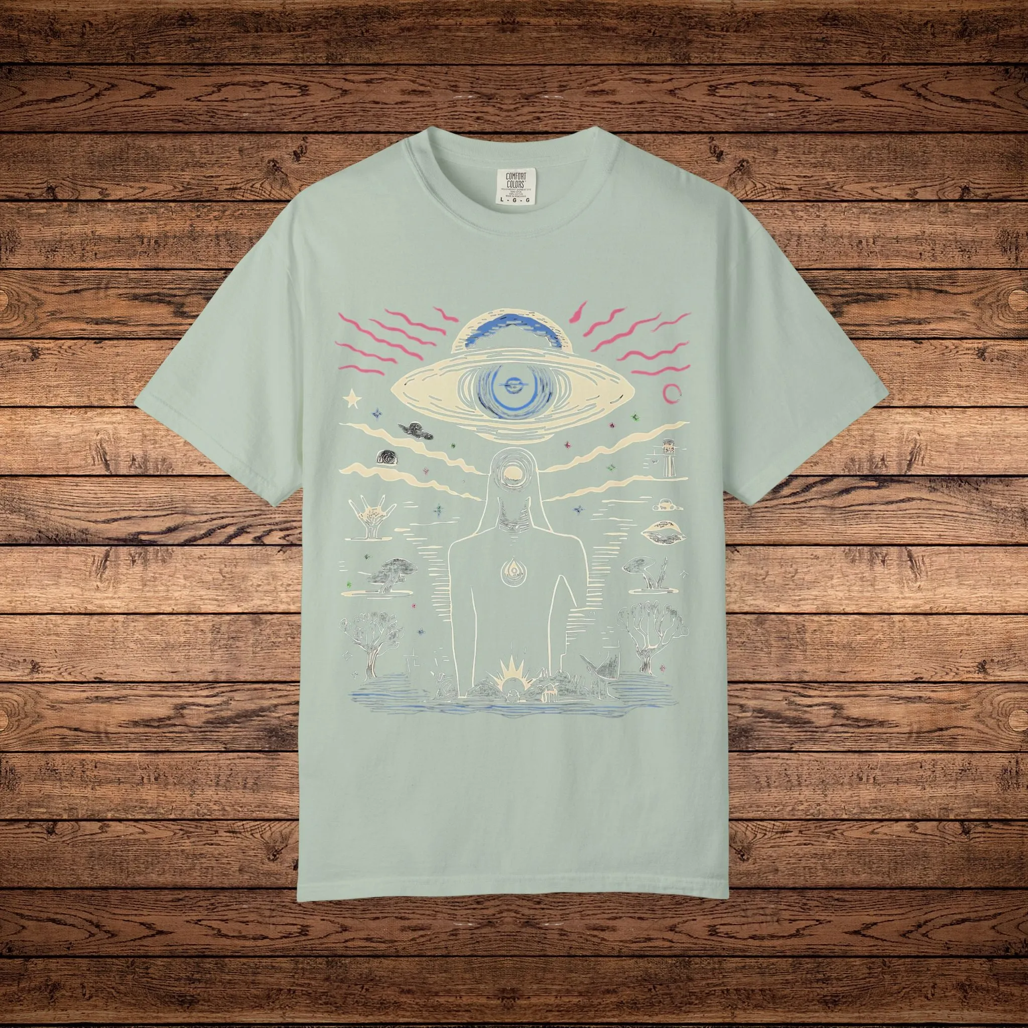 Extraterrestrial - Unisex Garment-Dyed T-shirt sold by Phantasmagorical product image thumbnail 2