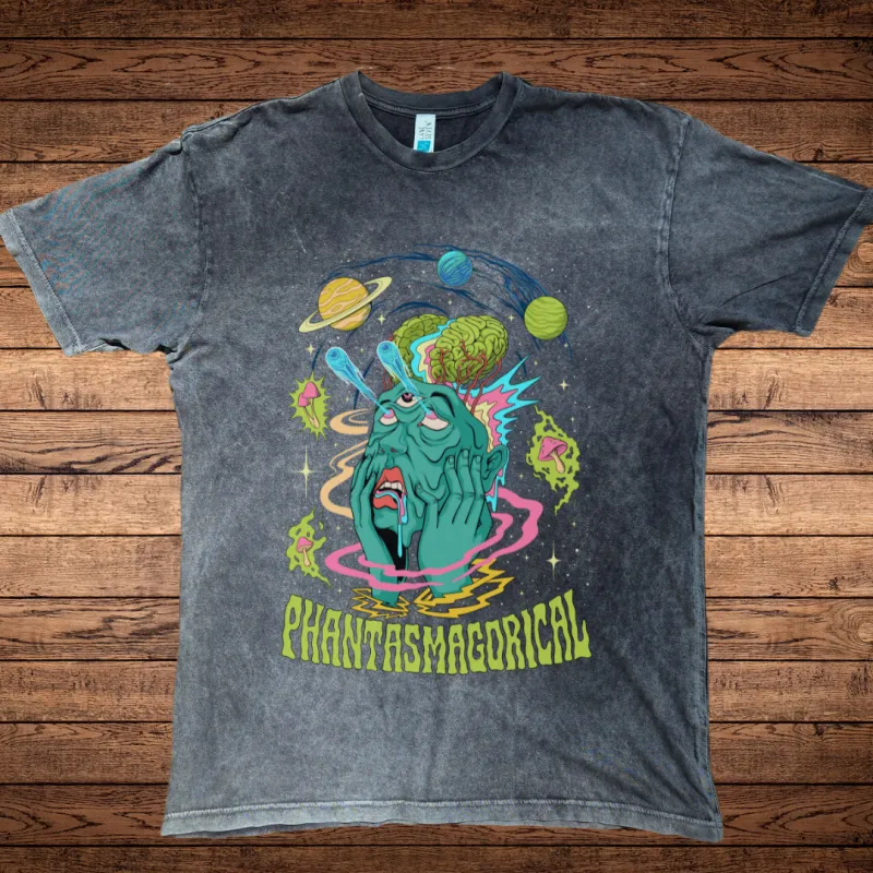 Intergalactic Mind Melt Premium Mineral Wash Vintage Unisex Tee sold by Phantasmagorical
