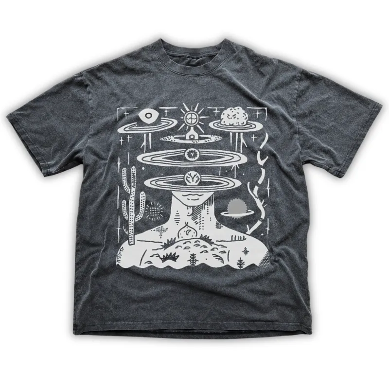 Spaced Out - Fluffy Vintage Heavyweight T-Shirt sold by Phantasmagorical