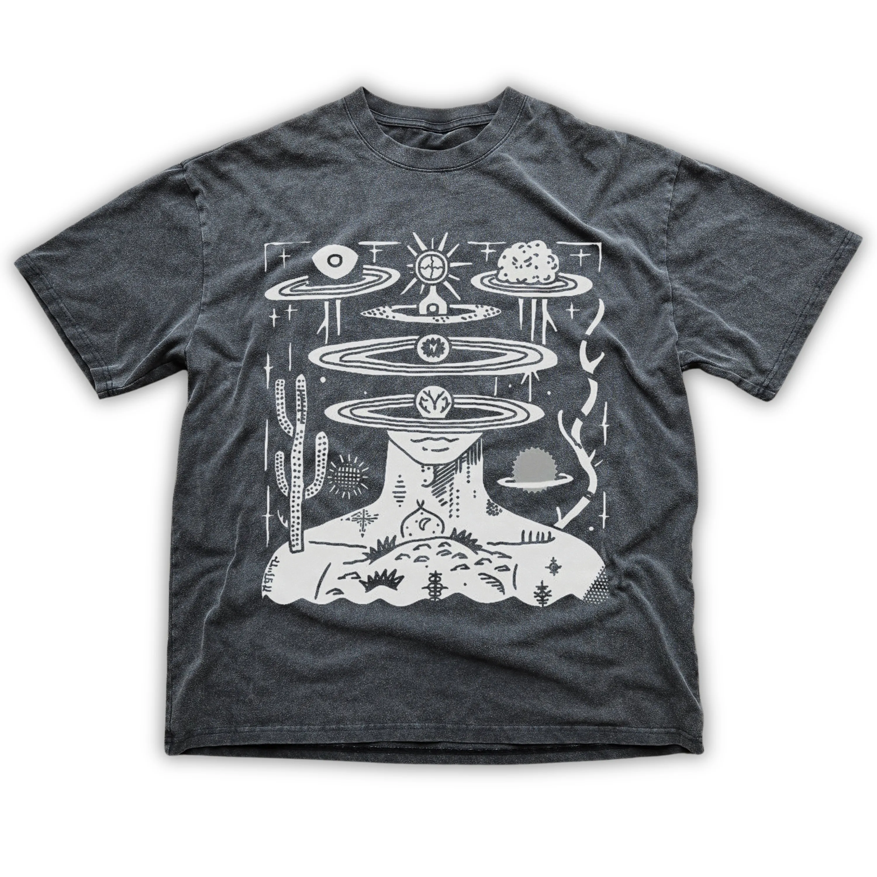 Spaced Out - Fluffy Vintage Heavyweight T-Shirt sold by Phantasmagorical