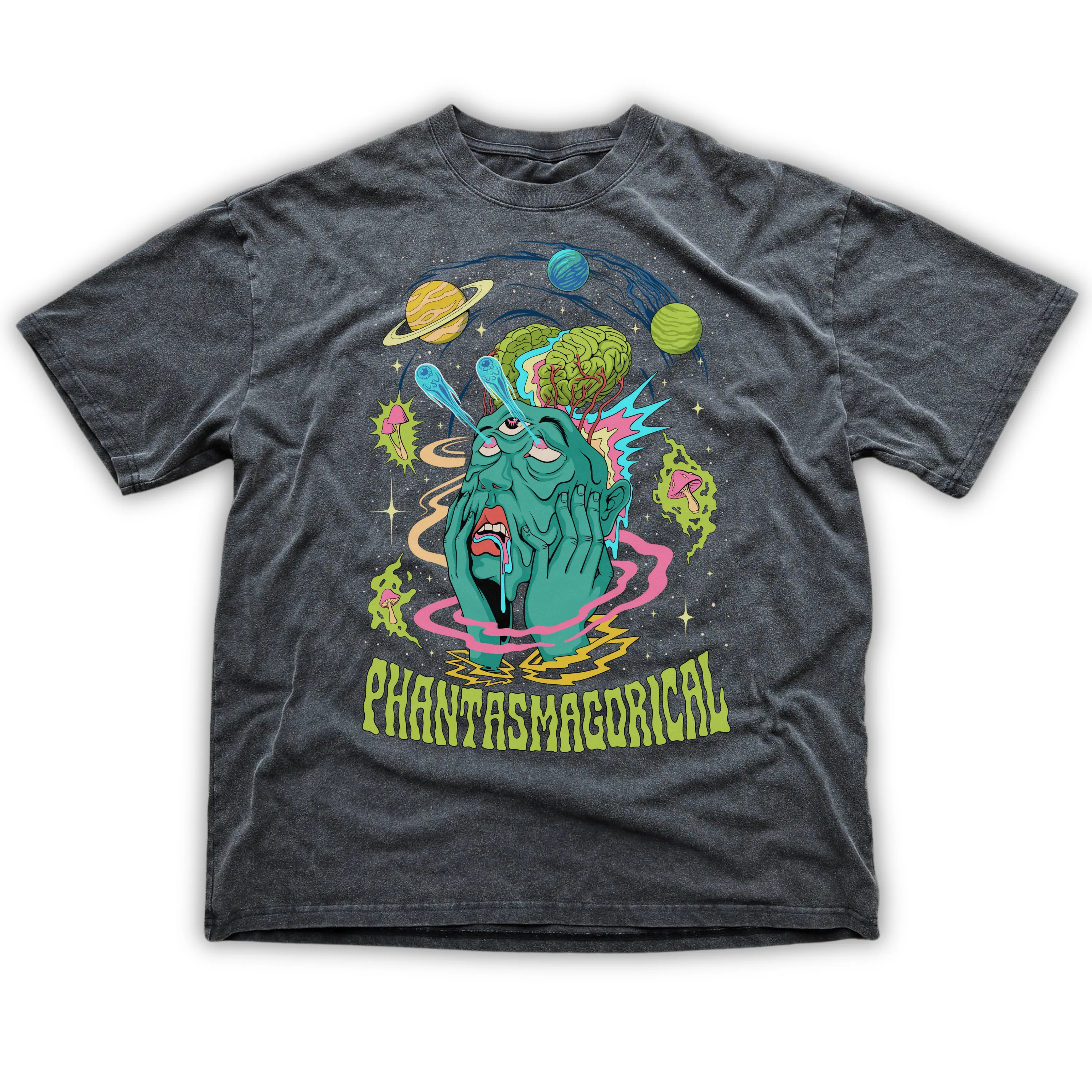 Intergalactic Mindmelt - Fluffy Vintage Heavyweight T-Shirt sold by Phantasmagorical