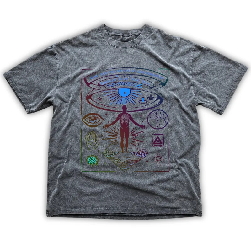 Awaken Your True Self - Fluffy Vintage Heavyweight T-Shirt sold by Phantasmagorical