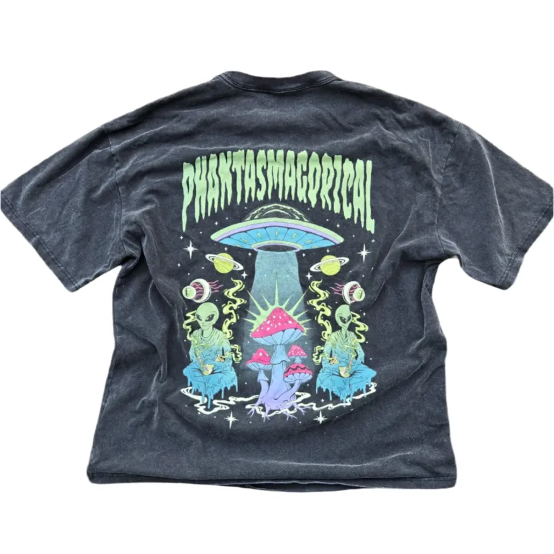 Space Trip - Fluffy Vintage Heavyweight T-Shirt sold by Phantasmagorical