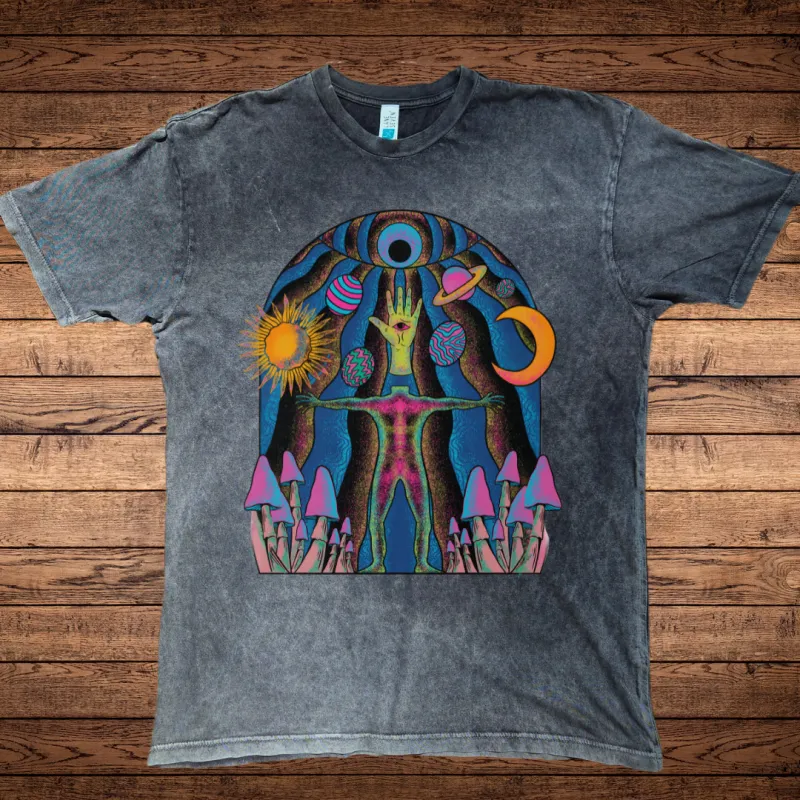 Self Actualized - Mineral Wash Vintage T-shirt sold by Phantasmagorical