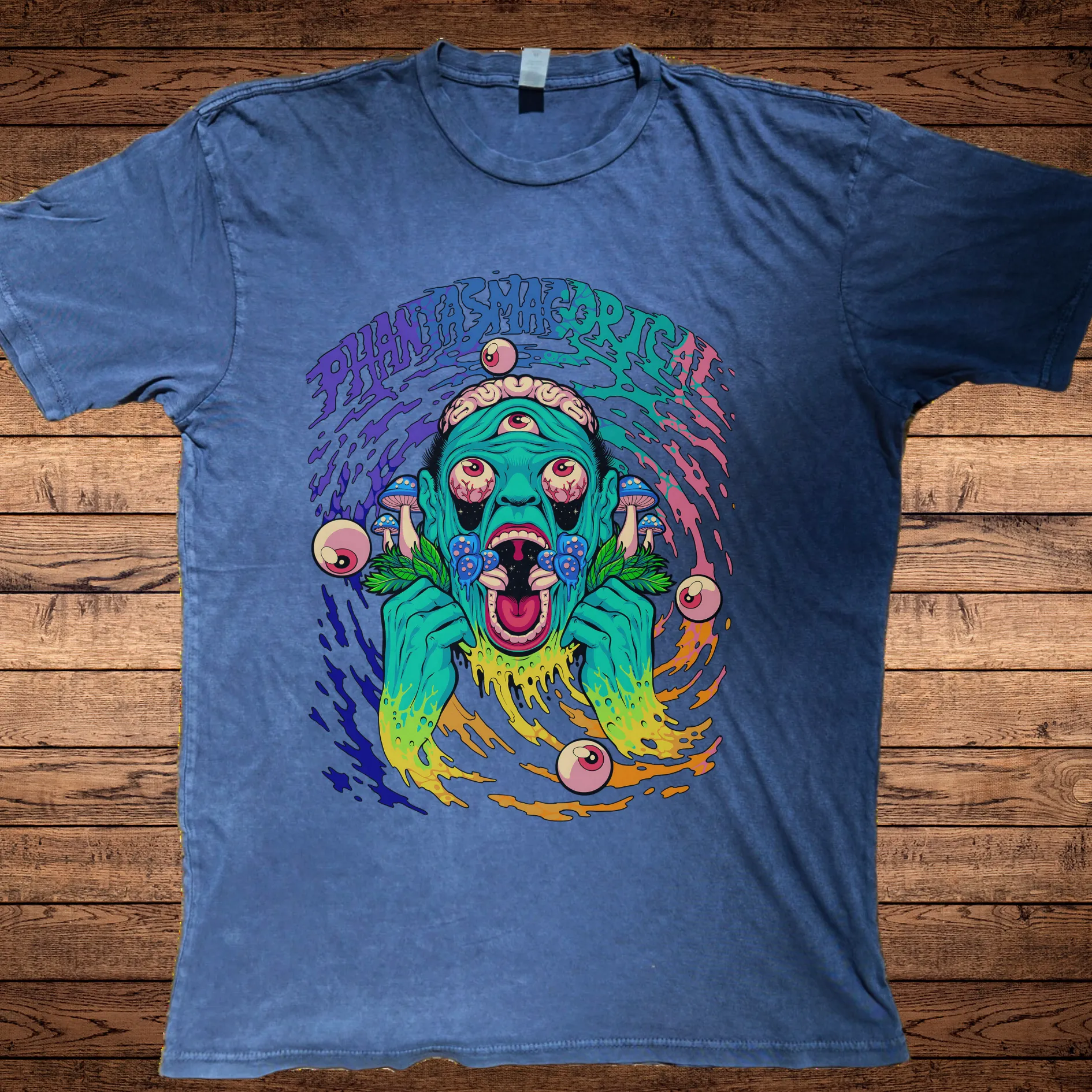 Macrodose - Premium Mineral Wash Vintage Unisex Tee sold by Phantasmagorical product image thumbnail 2