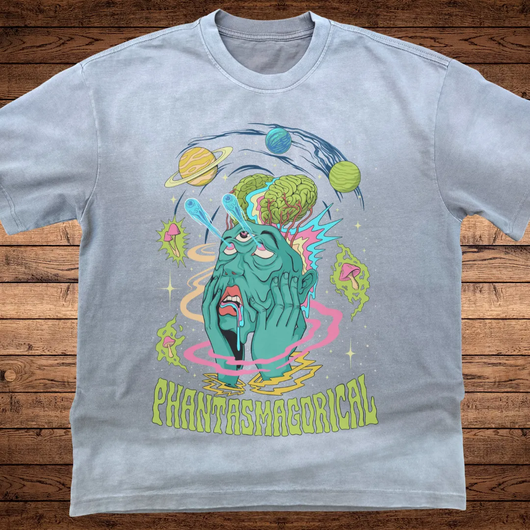 Macrodose - Ultra-Heavyweight Vintage Washed Oversized T-Shirt - 300 GSM sold by Phantasmagorical product image thumbnail 4