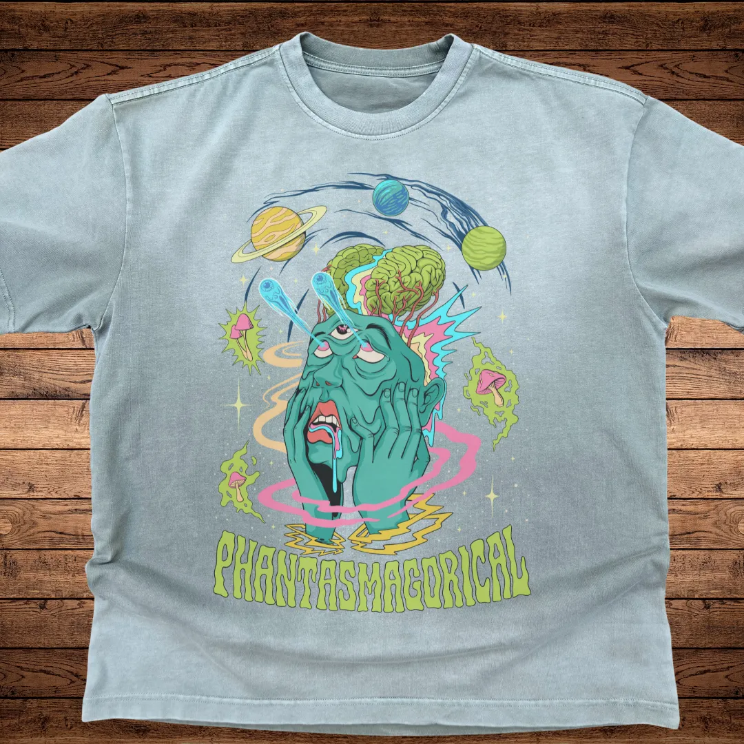Macrodose - Ultra-Heavyweight Vintage Washed Oversized T-Shirt - 300 GSM sold by Phantasmagorical product image thumbnail 3