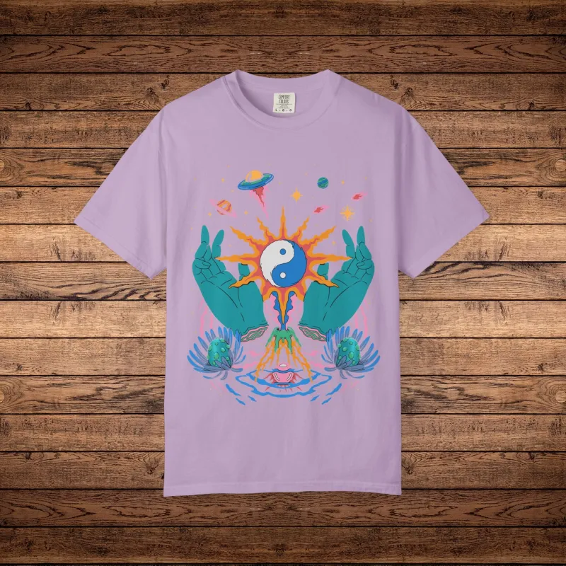 Yin / Yang - Unisex Garment-Dyed T-shirt sold by Phantasmagorical