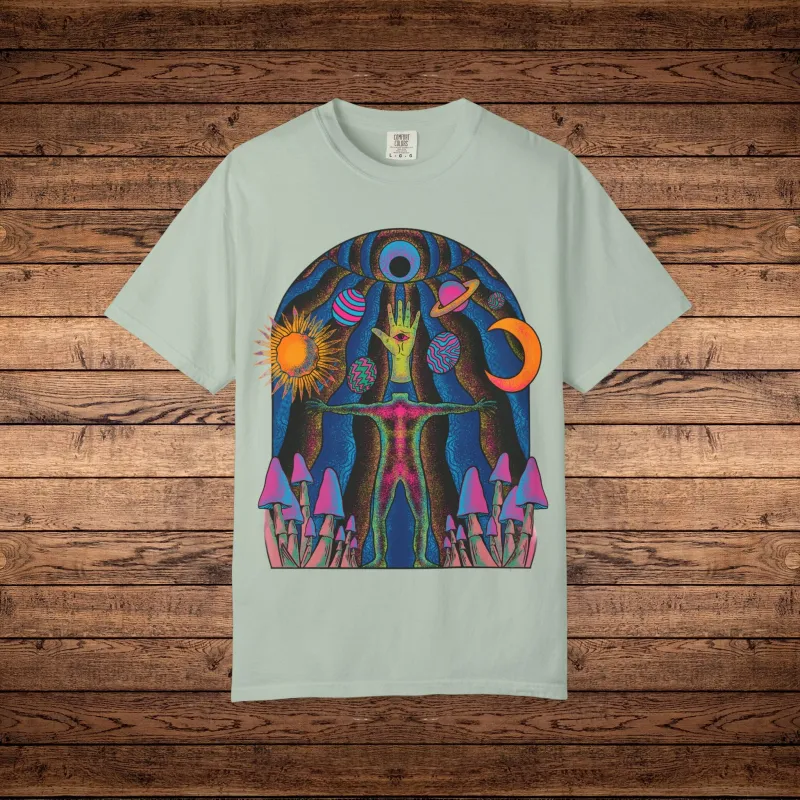 Self Actualized - Unisex Garment-Dyed T-shirt sold by Phantasmagorical