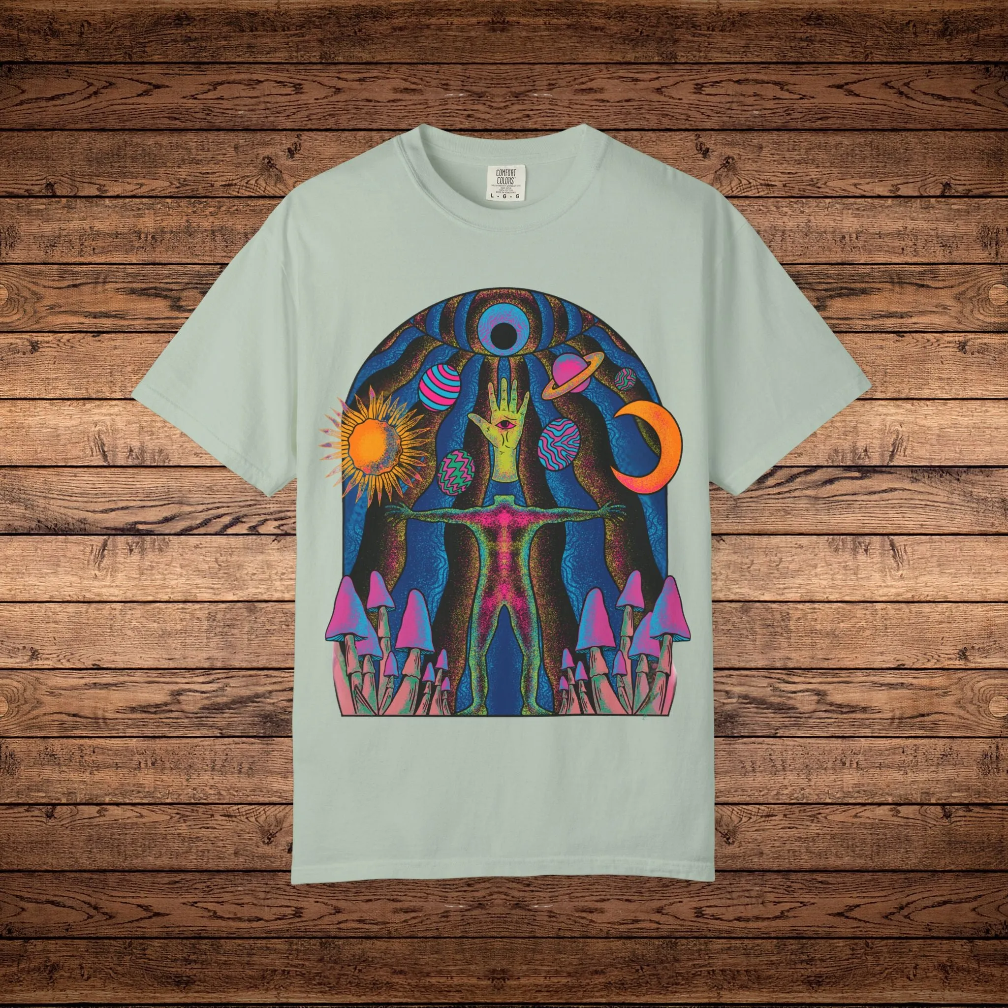 Self Actualized - Unisex Garment-Dyed T-shirt sold by Phantasmagorical