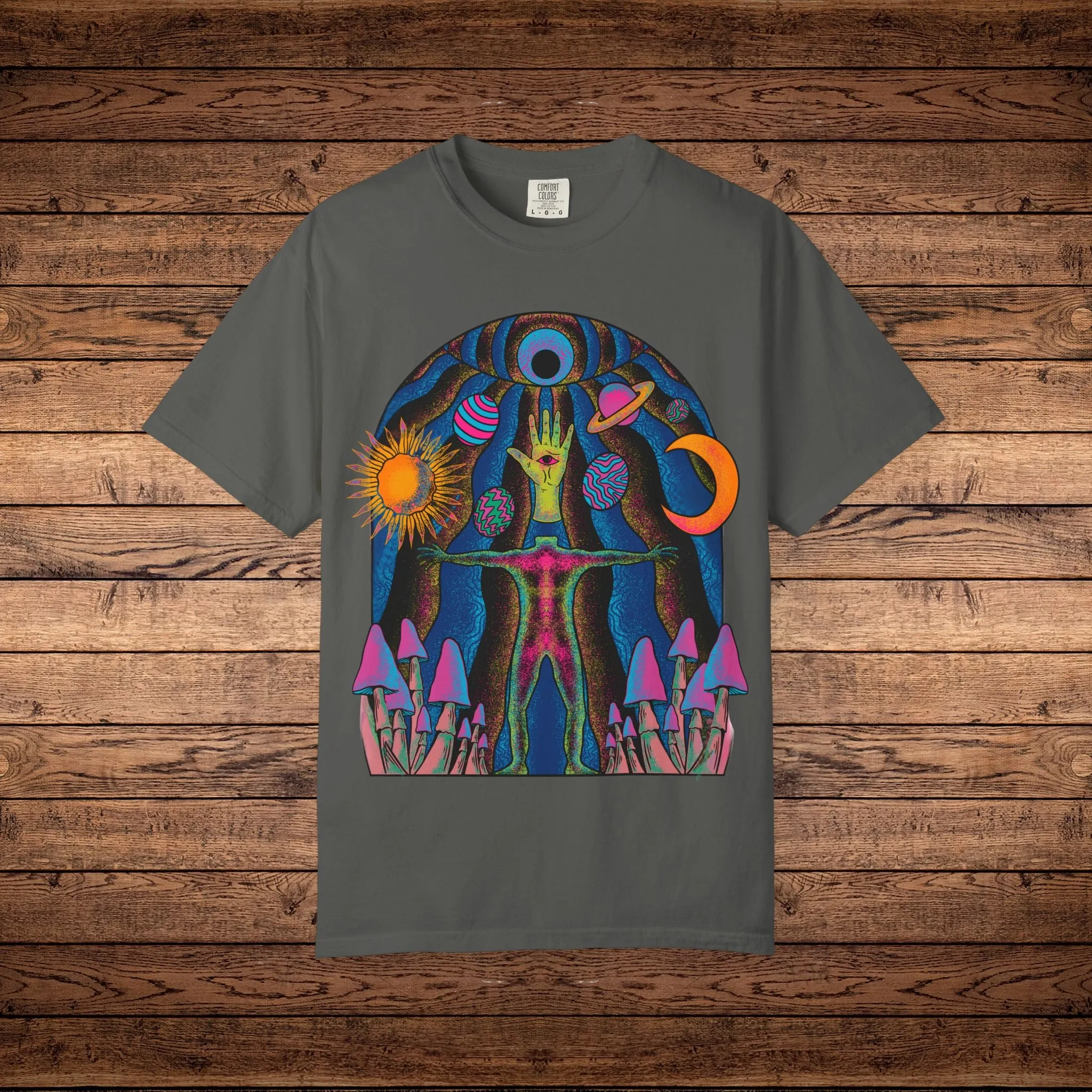 Self Actualized - Unisex Garment-Dyed T-shirt sold by Phantasmagorical product image thumbnail 3