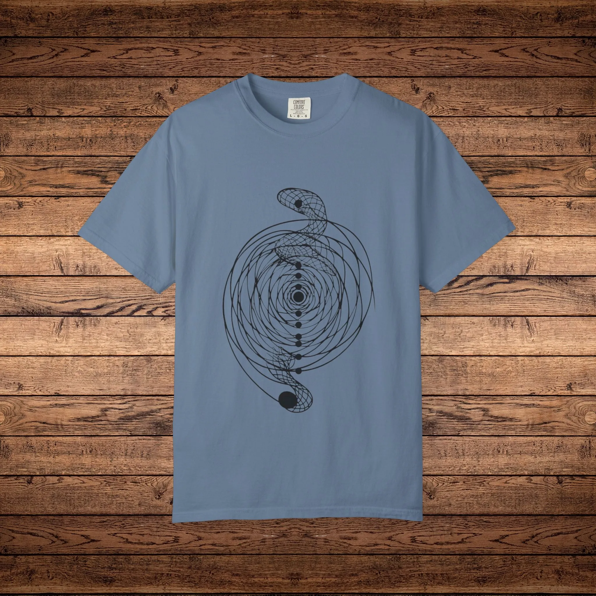 Serpent - Unisex Garment-Dyed T-shirt sold by Phantasmagorical product image thumbnail 4