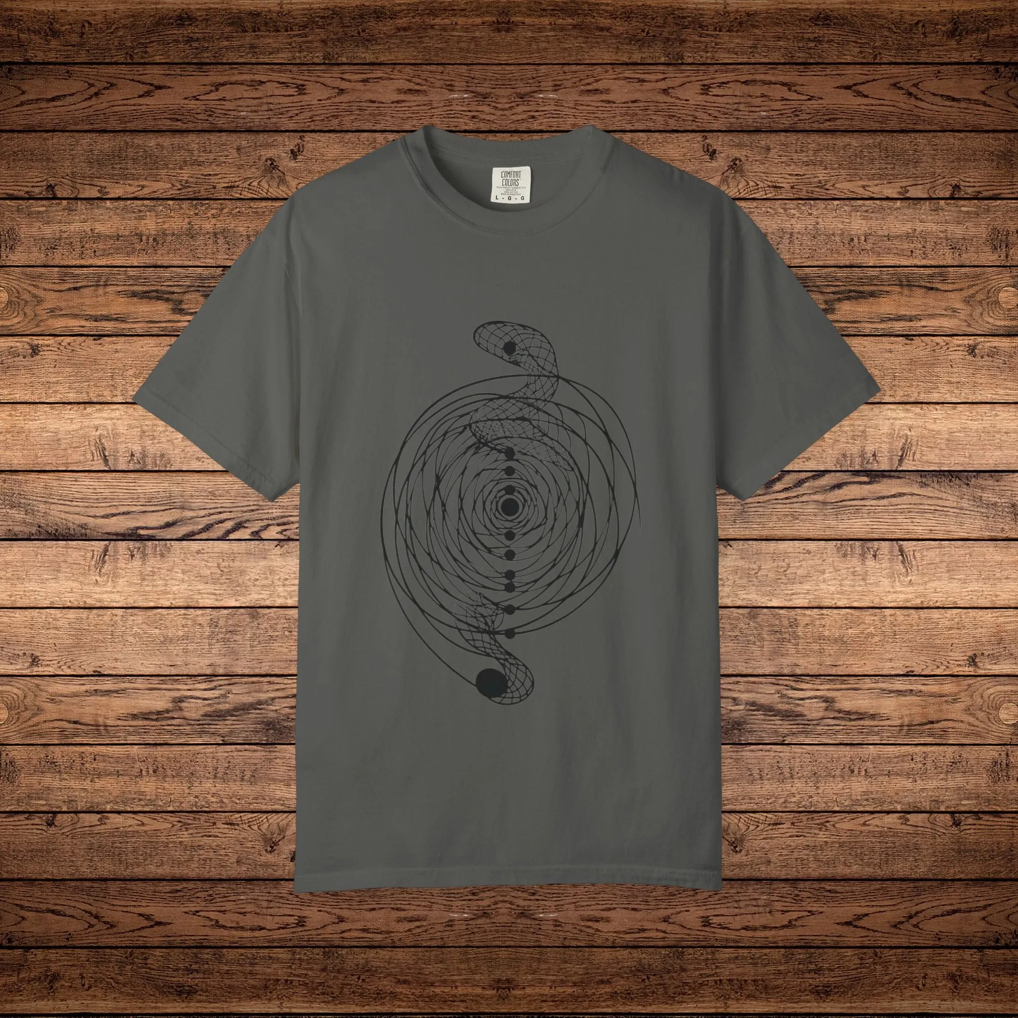 Serpent - Unisex Garment-Dyed T-shirt sold by Phantasmagorical product image thumbnail 3