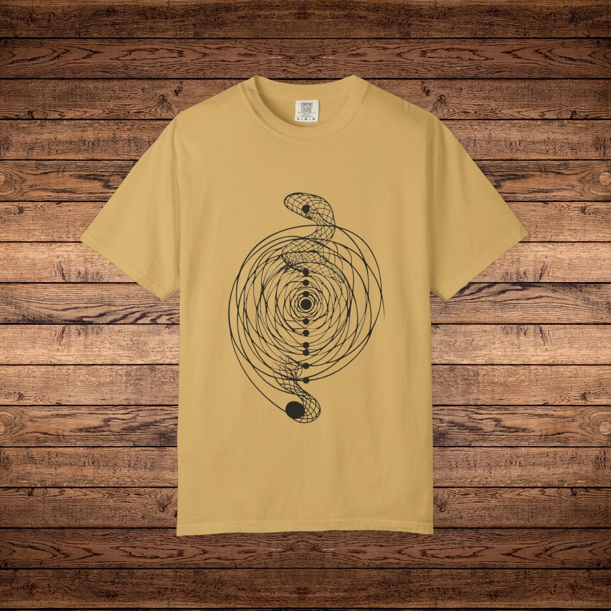 Serpent - Unisex Garment-Dyed T-shirt sold by Phantasmagorical product image thumbnail 2