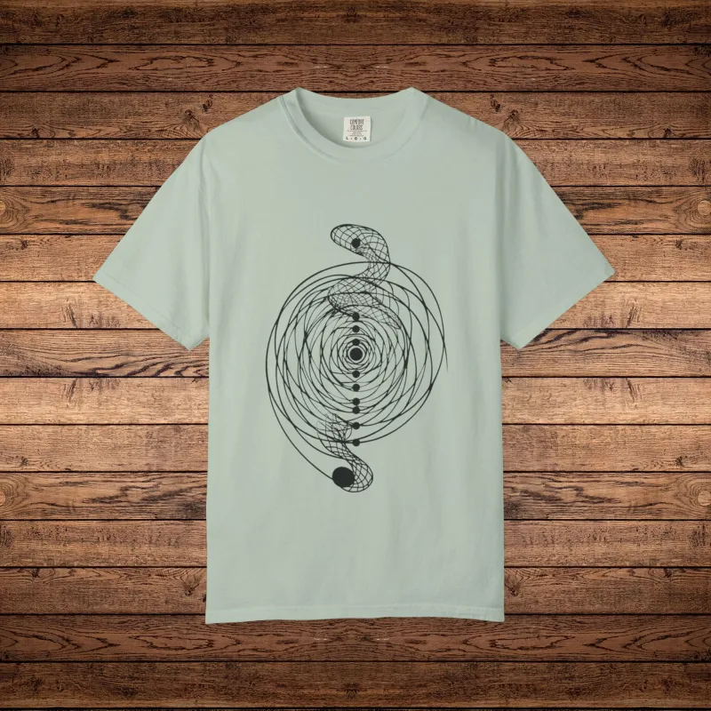 Serpent - Unisex Garment-Dyed T-shirt sold by Phantasmagorical