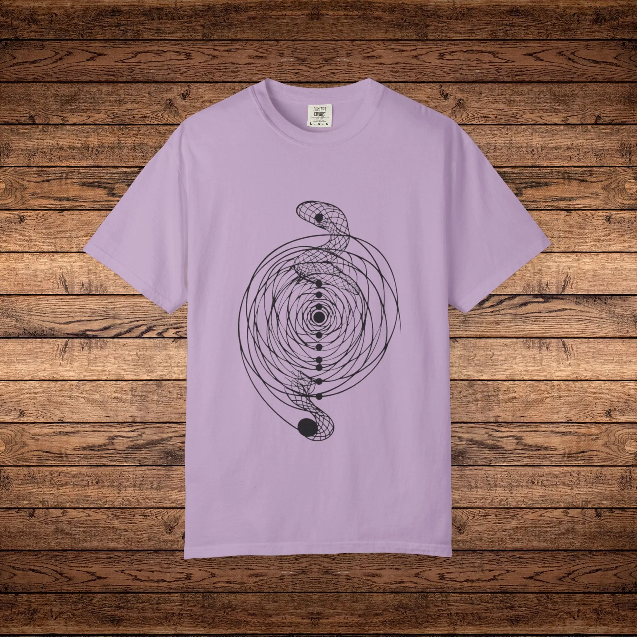 Serpent - Unisex Garment-Dyed T-shirt sold by Phantasmagorical product image thumbnail 5