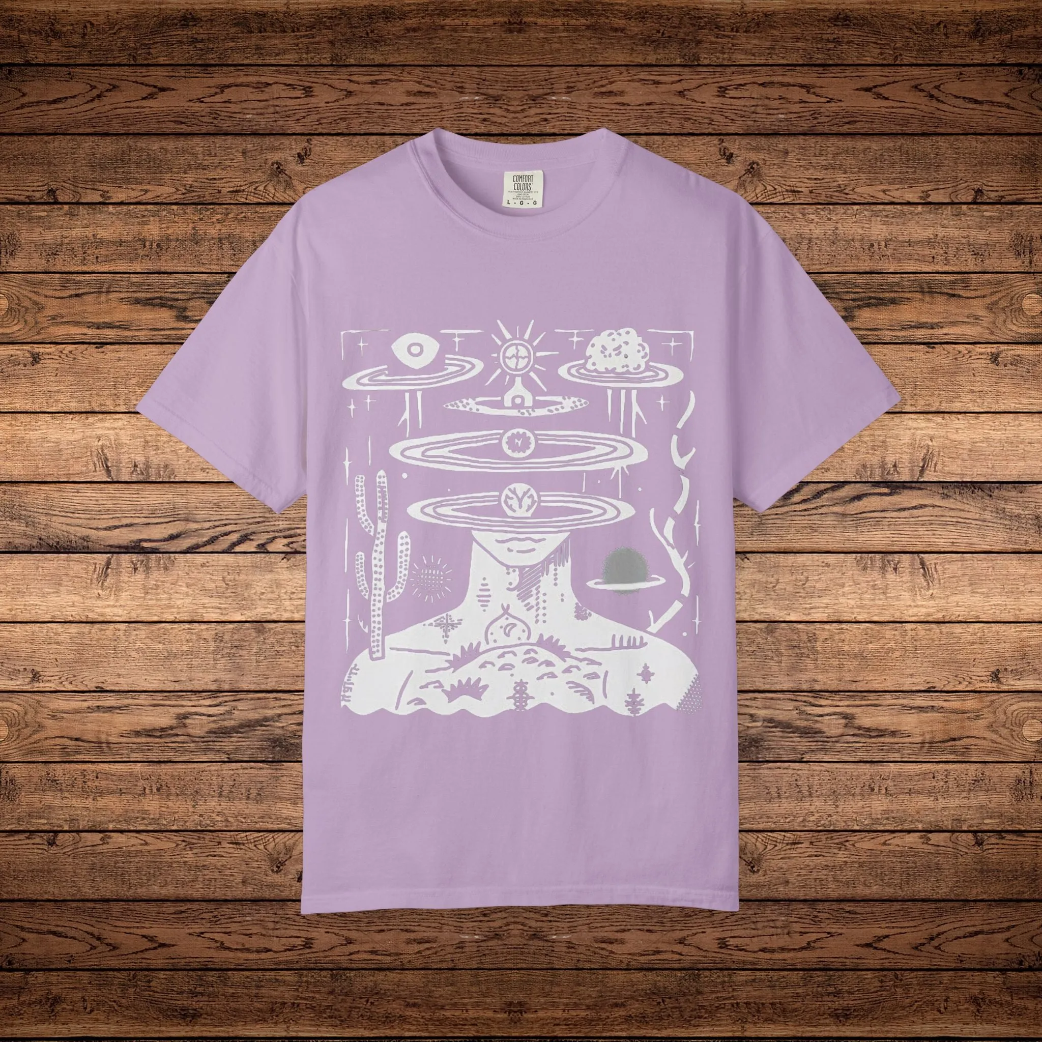 Spaced Out - Unisex Garment-Dyed T-shirt sold by Phantasmagorical product image thumbnail 5