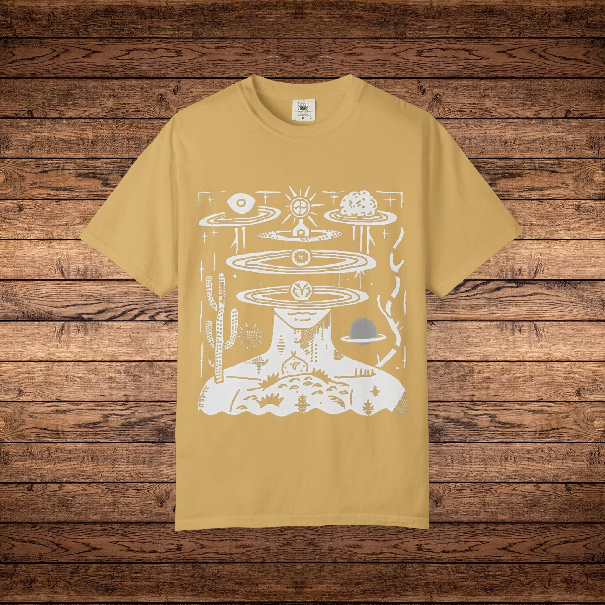 Spaced Out - Unisex Garment-Dyed T-shirt sold by Phantasmagorical product image thumbnail 2