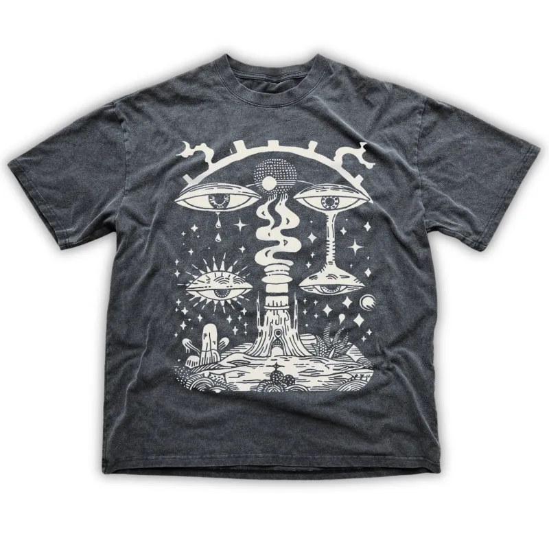 Paradoxical Perspective - Fluffy Vintage Heavyweight T-Shirt sold by Phantasmagorical