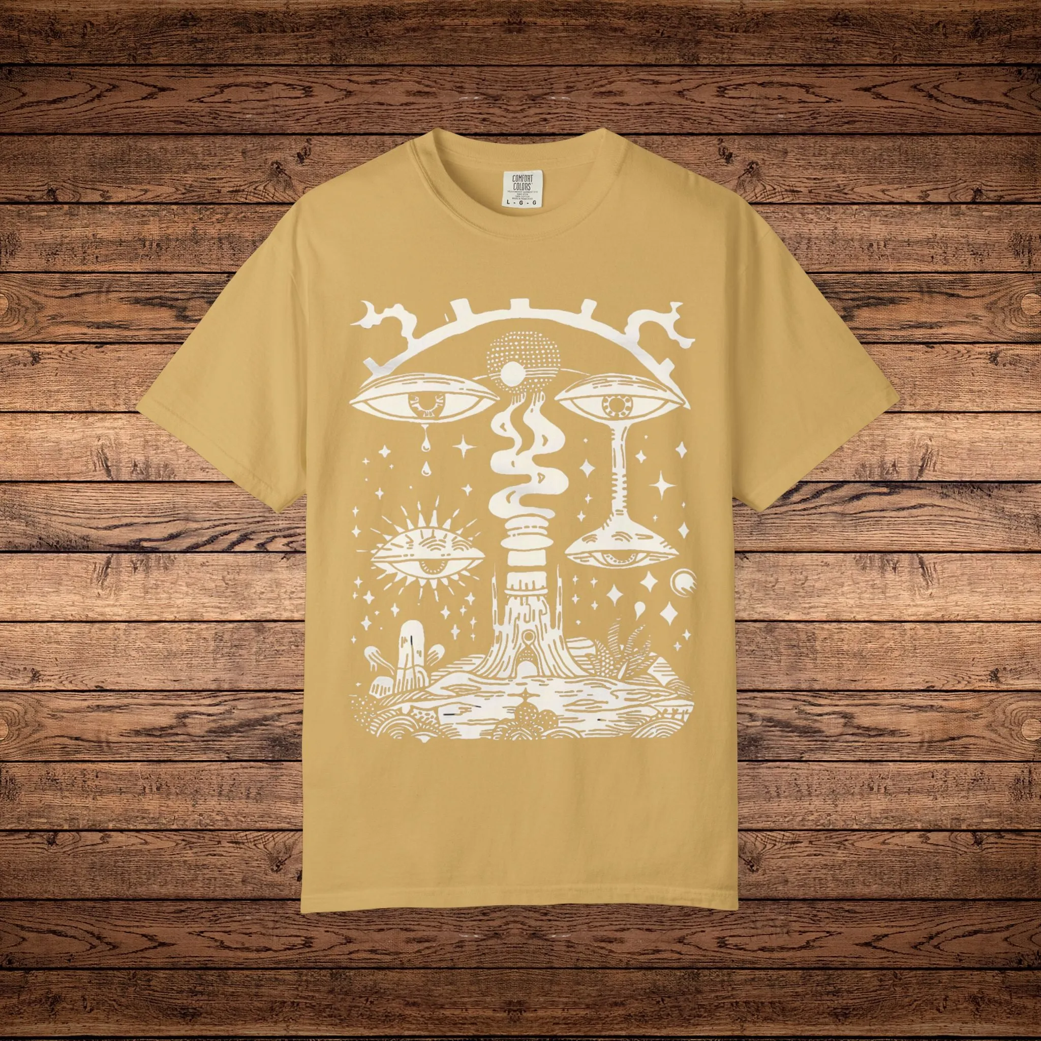 Paradoxical Perspective - Unisex Garment-Dyed T-shirt sold by Phantasmagorical product image thumbnail 2