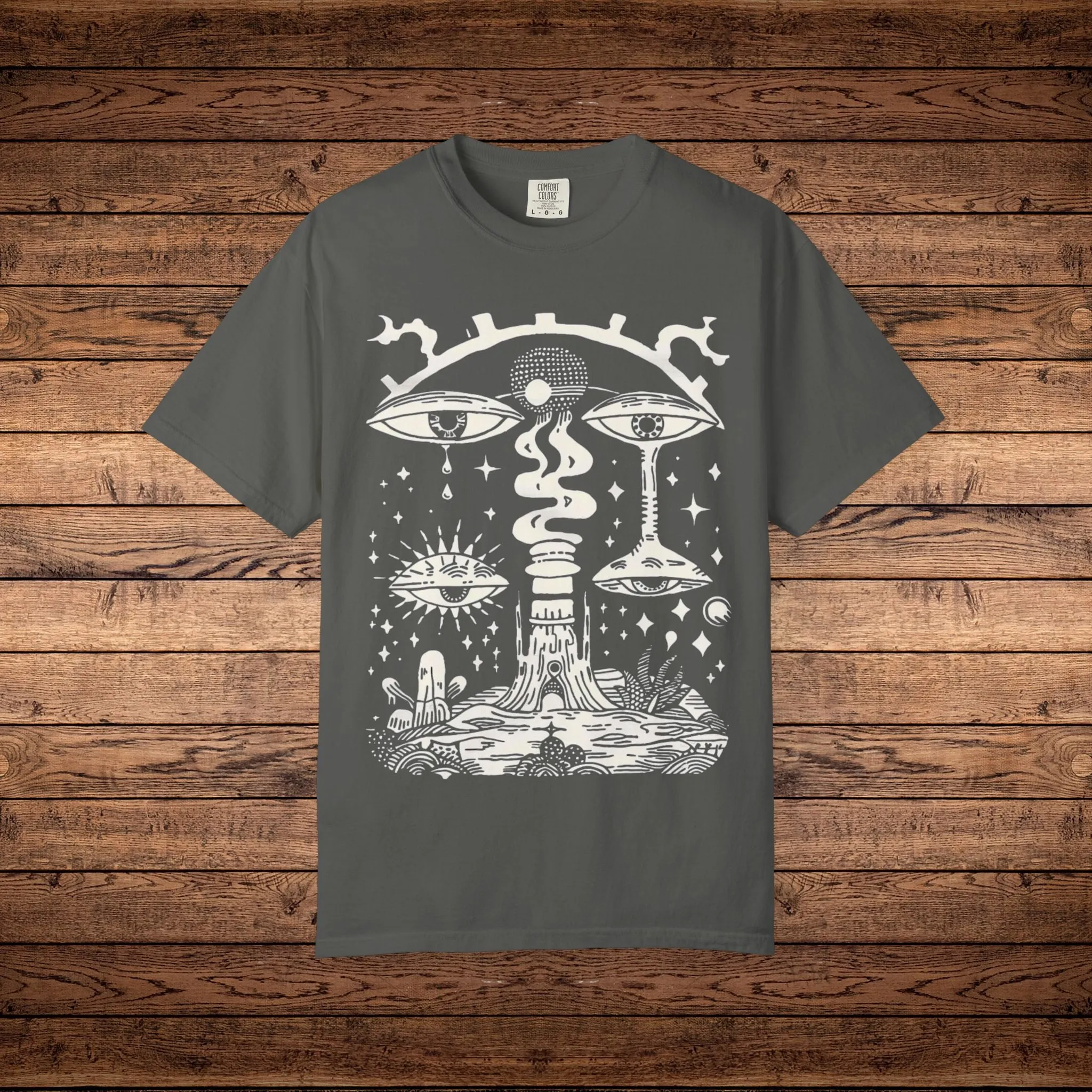 Paradoxical Perspective - Unisex Garment-Dyed T-shirt sold by Phantasmagorical product image thumbnail 3