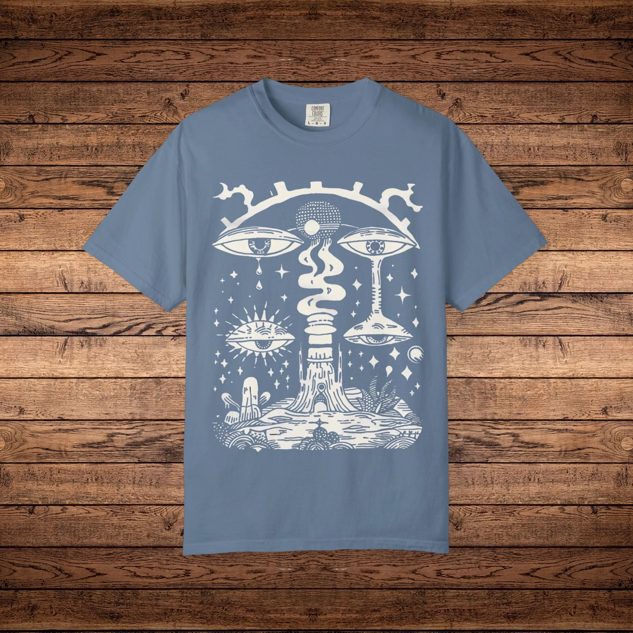 Paradoxical Perspective - Unisex Garment-Dyed T-shirt sold by Phantasmagorical product image thumbnail 4