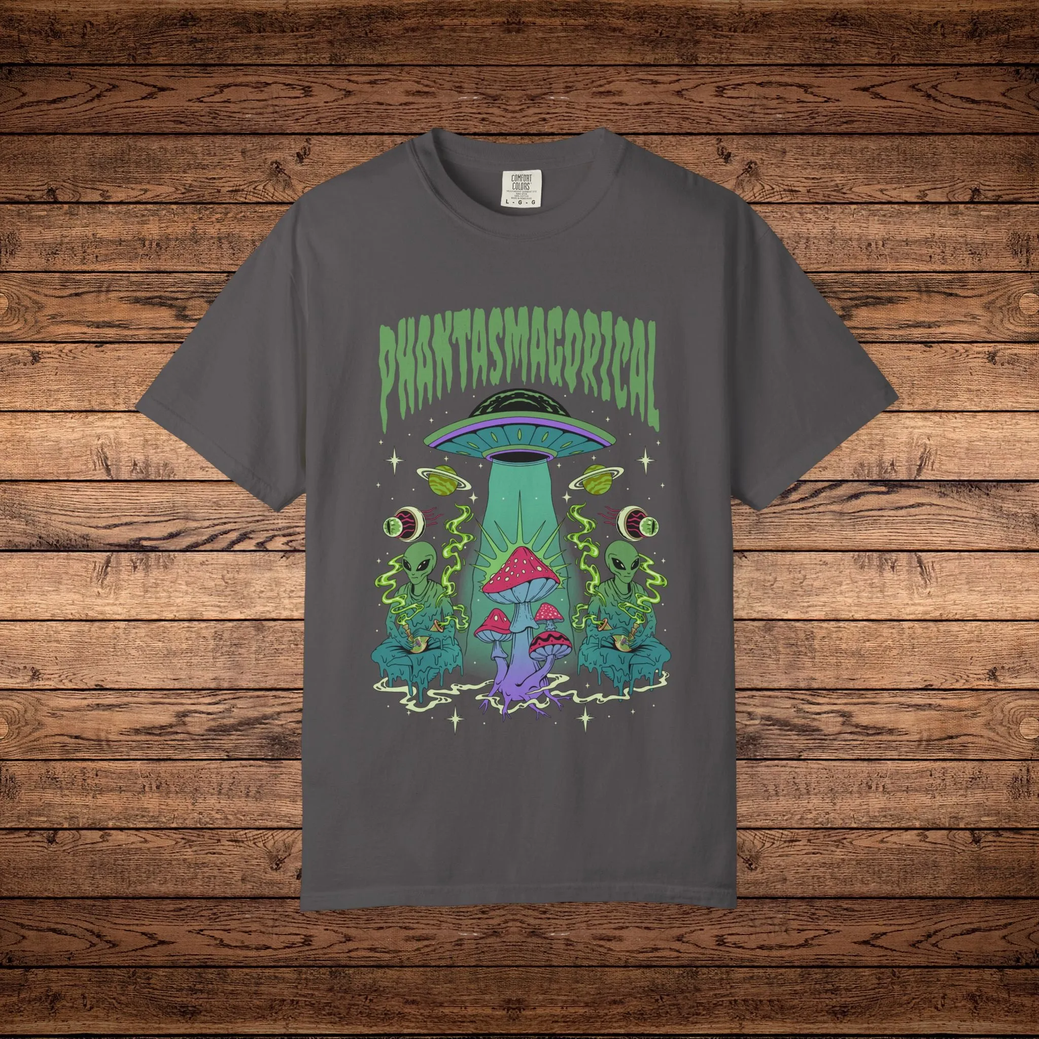 Space Trip - Unisex Garment-Dyed T-shirt sold by Phantasmagorical product image thumbnail 5