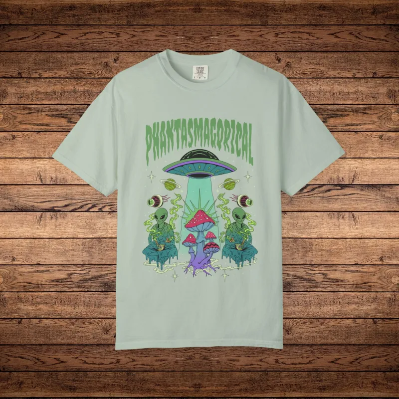 Space Trip - Unisex Garment-Dyed T-shirt sold by Phantasmagorical