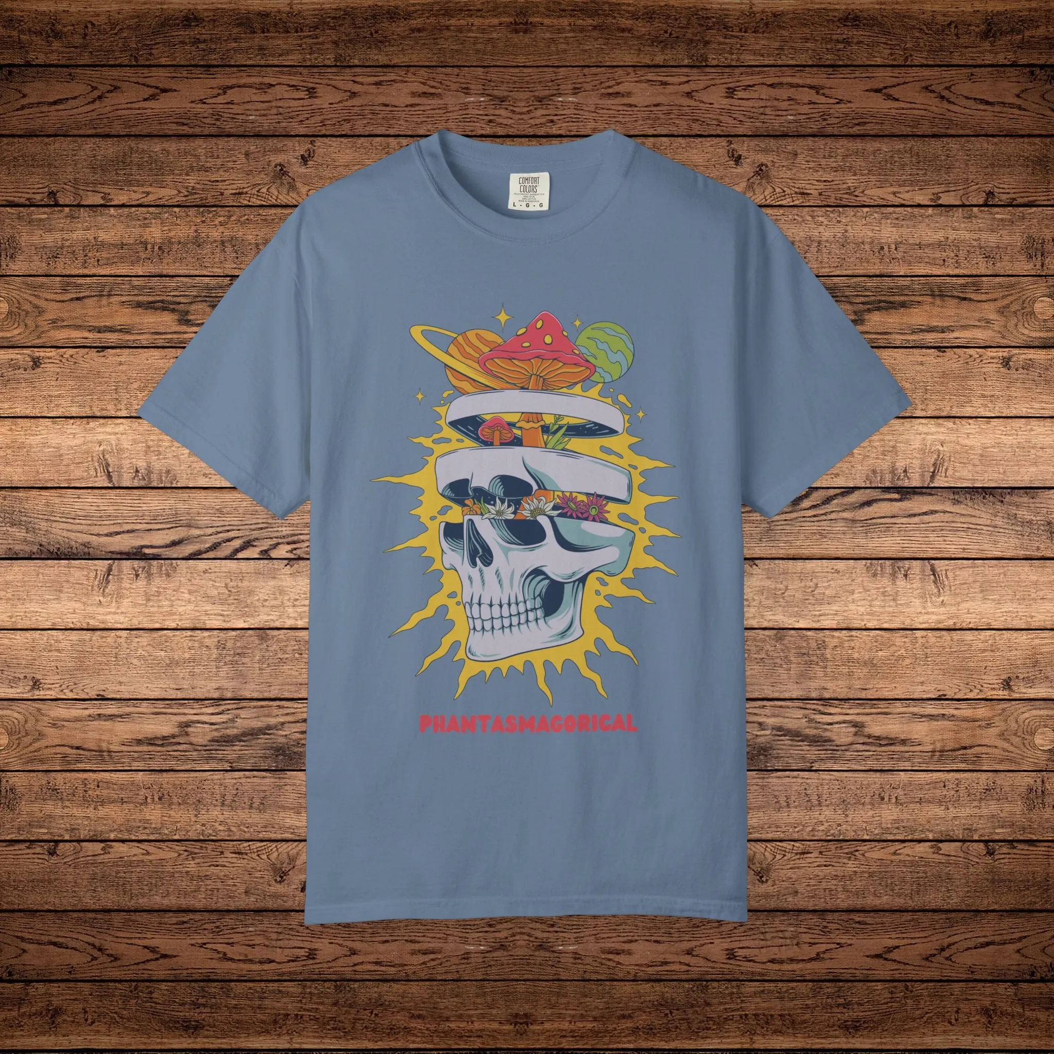 Expand Your Mind - Unisex Garment-Dyed T-shirt sold by Phantasmagorical product image thumbnail 4