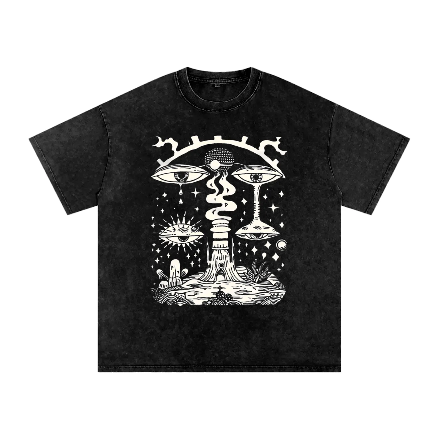 Paradoxical Perspective - Snow Wash Oversized Heavyweight Tee sold by Phantasmagorical product image thumbnail 2