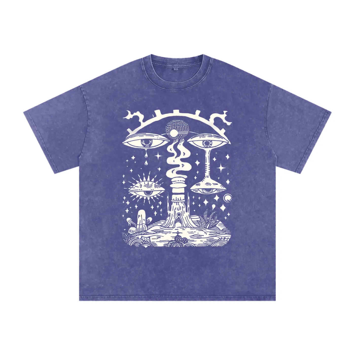 Paradoxical Perspective - Snow Wash Oversized Heavyweight Tee sold by Phantasmagorical product image thumbnail 4