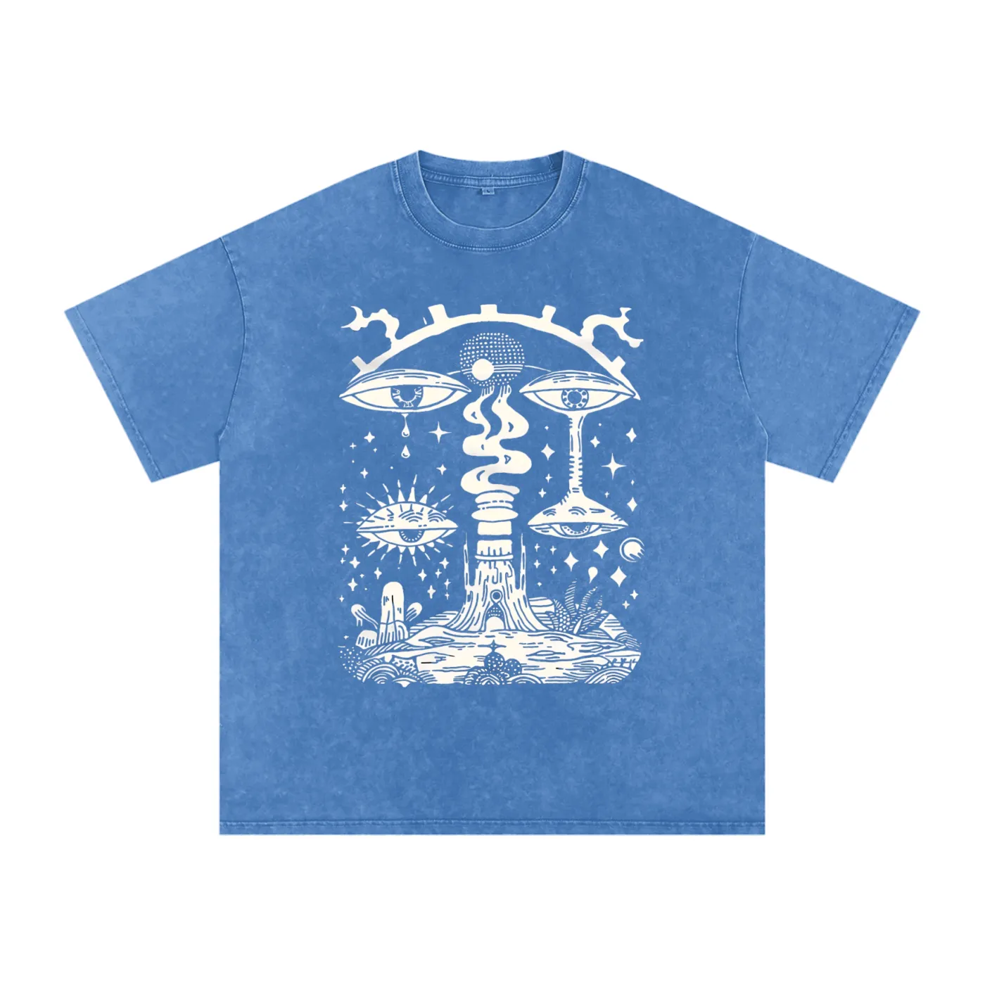 Paradoxical Perspective - Snow Wash Oversized Heavyweight Tee sold by Phantasmagorical product image thumbnail 5