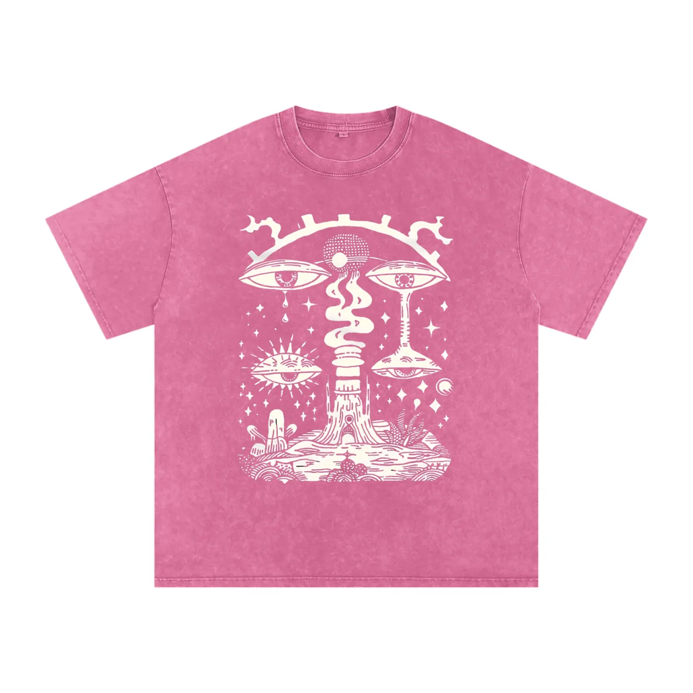 Paradoxical Perspective - Snow Wash Oversized Heavyweight Tee sold by Phantasmagorical product image thumbnail 3