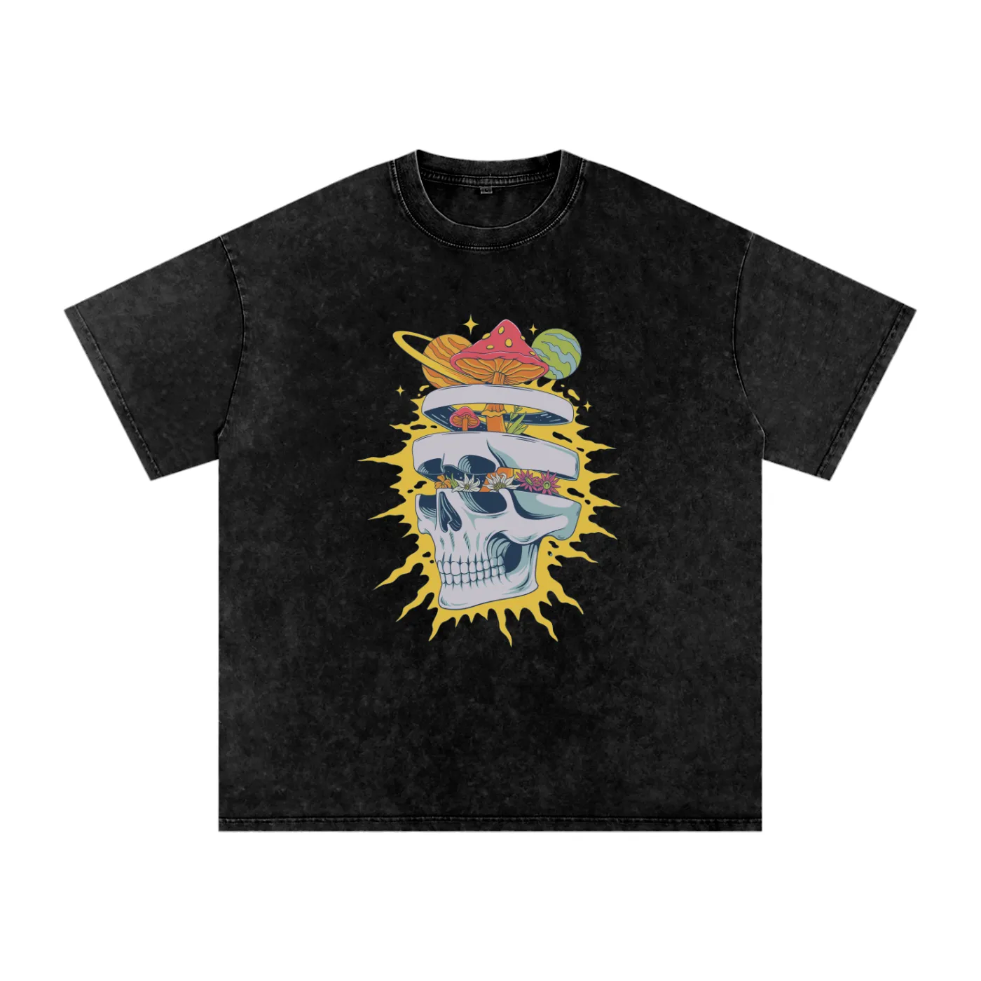 Expand Your Mind - Snow Wash Oversized Heavyweight Tee sold by Phantasmagorical