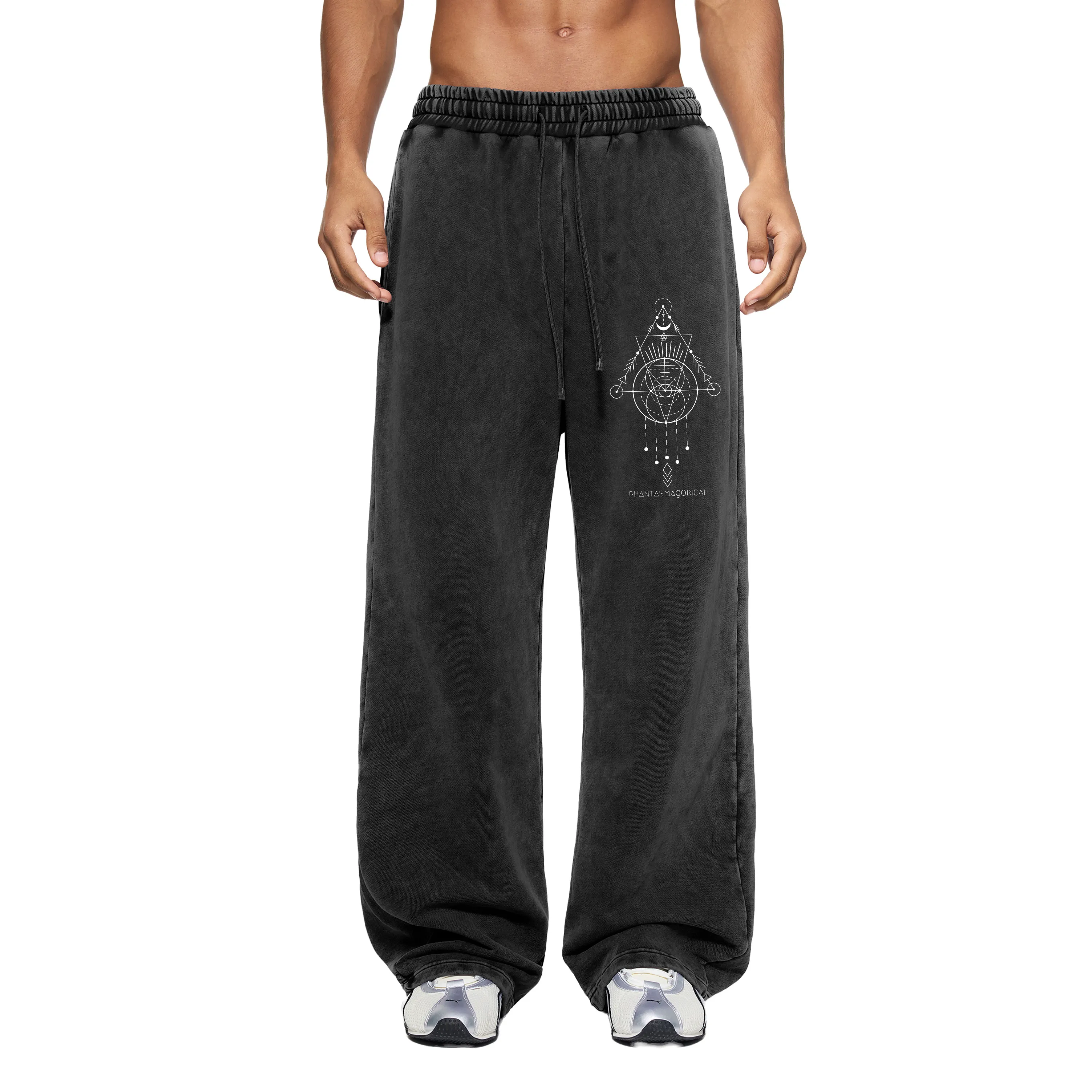 Merkaba Cipher — Snow Wash Heavyweight Baggy Sweatpants sold by Phantasmagorical product image thumbnail 4