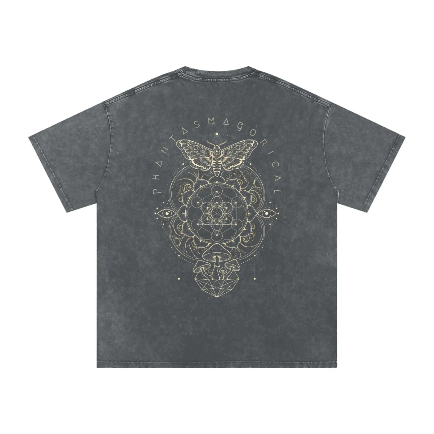 Nocturnal Architect - Snow Wash Oversized Heavyweight Tee sold by Phantasmagorical