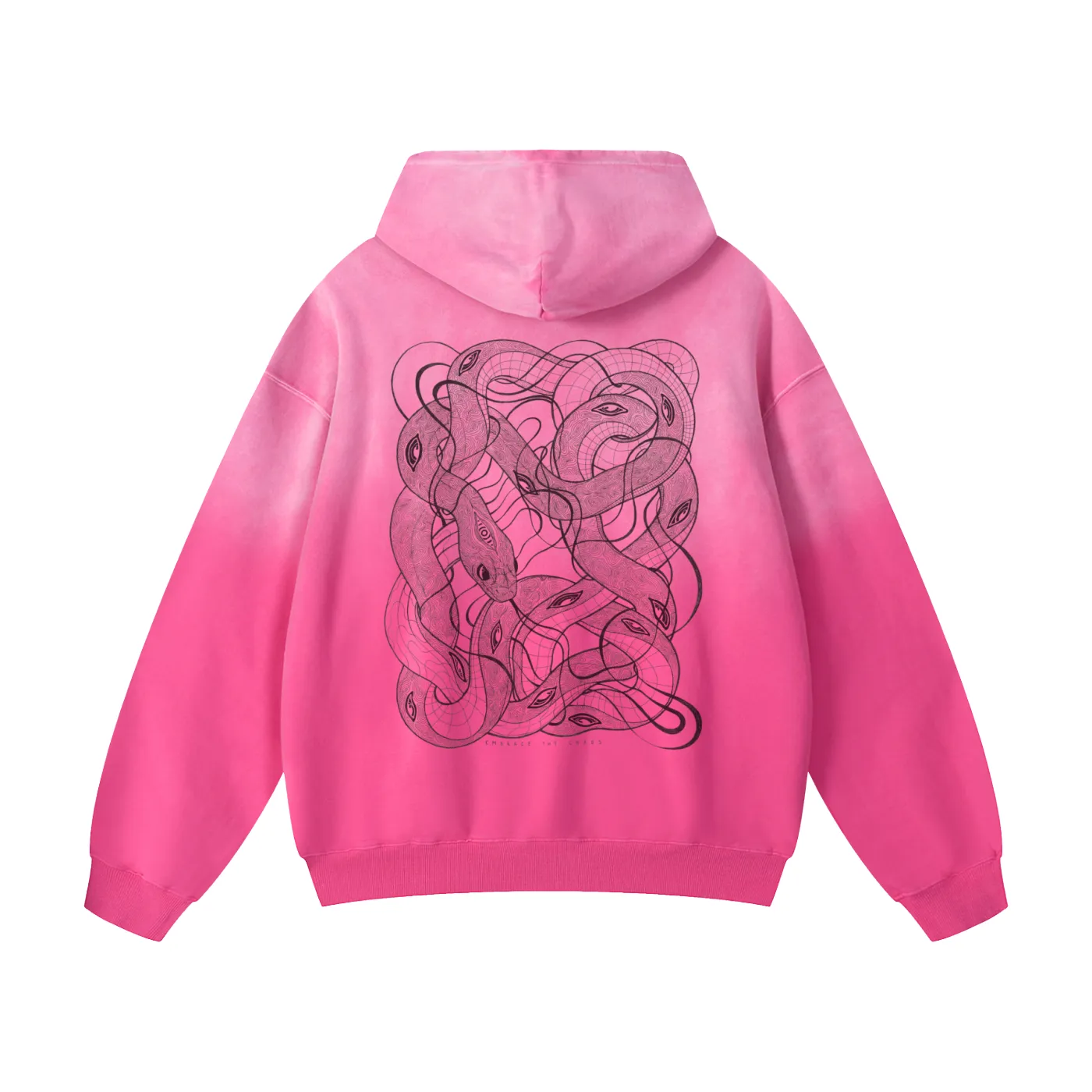 Embrace The Chaos - Heavyweight Sunfade Oversized Hoodie (Patakota Collab) sold by Phantasmagorical